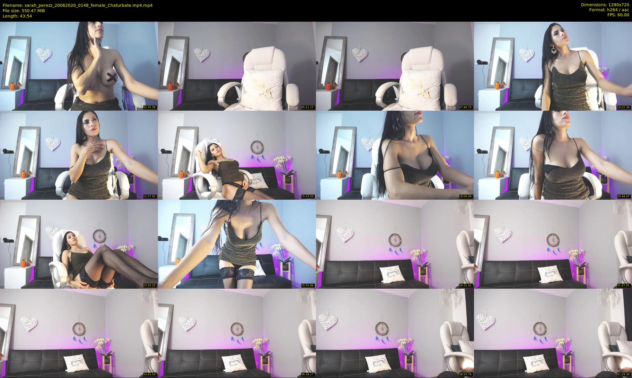 sarah_perezz — 44 minute Chaturbate female cam show recording, 720p, Jun 20, 2020