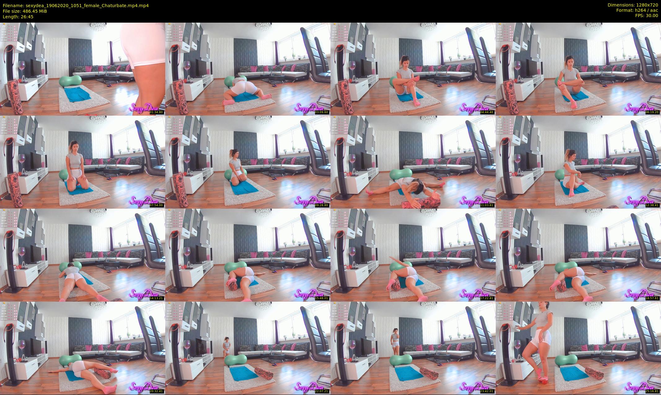 sexydea — 27 minute Chaturbate female cam show recording, 720p, Jun 19, 2020
