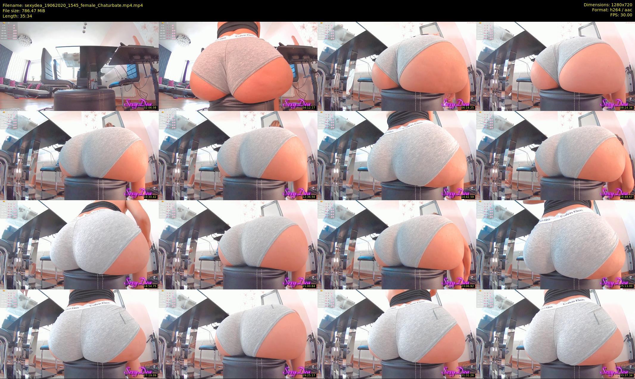 sexydea — 36 minute Chaturbate female cam show recording, 720p, Jun 19, 2020