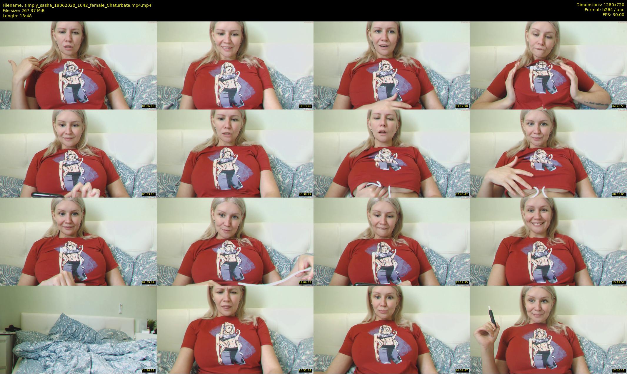 simply_sasha — 19 minute Chaturbate female cam show recording, 720p, Jun 19, 2020