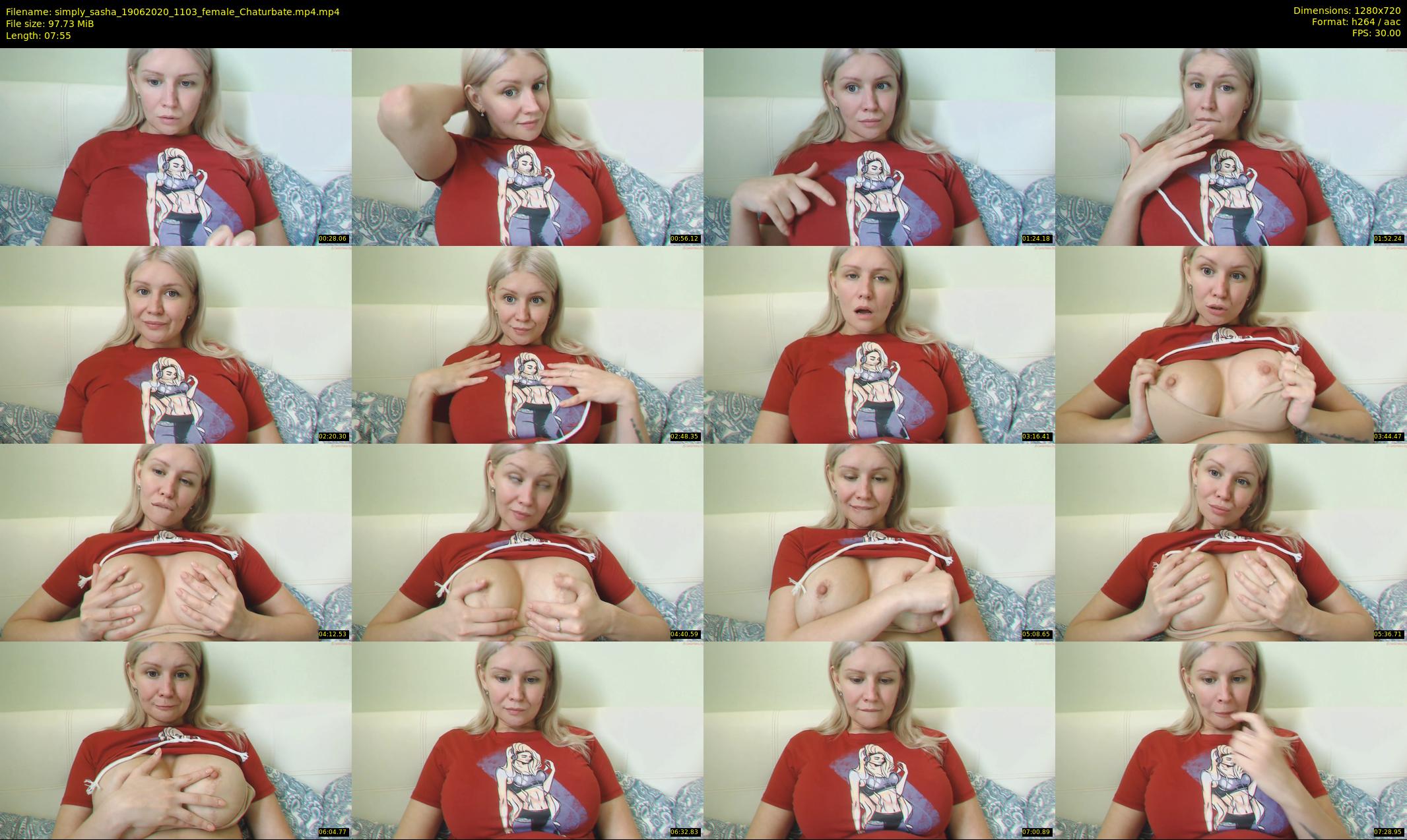 simply_sasha — 8 minute Chaturbate female cam show recording, 720p, Jun 19, 2020