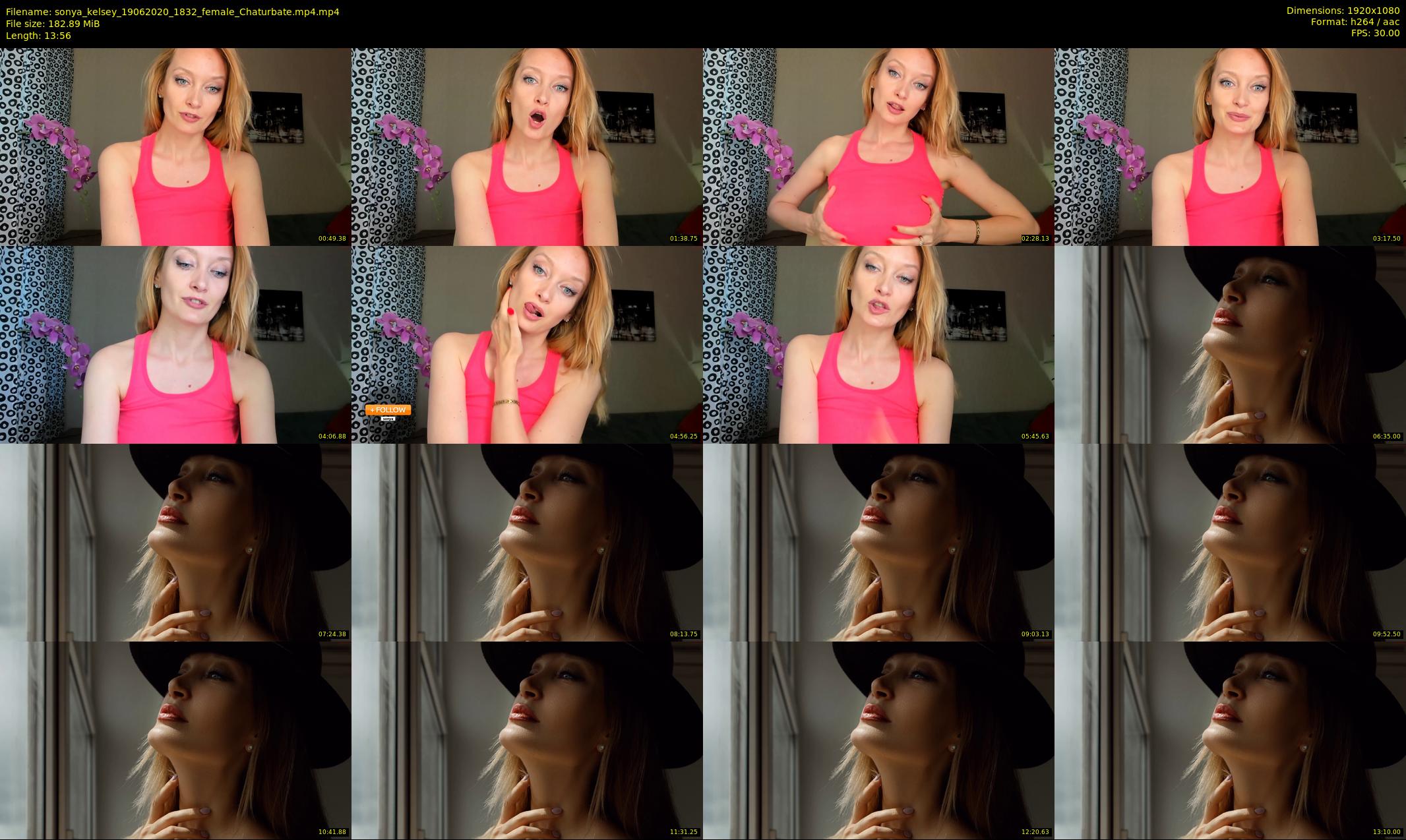 sonya_kelsey — 14 minute Chaturbate female cam show recording, 1080p, Jun 19, 2020
