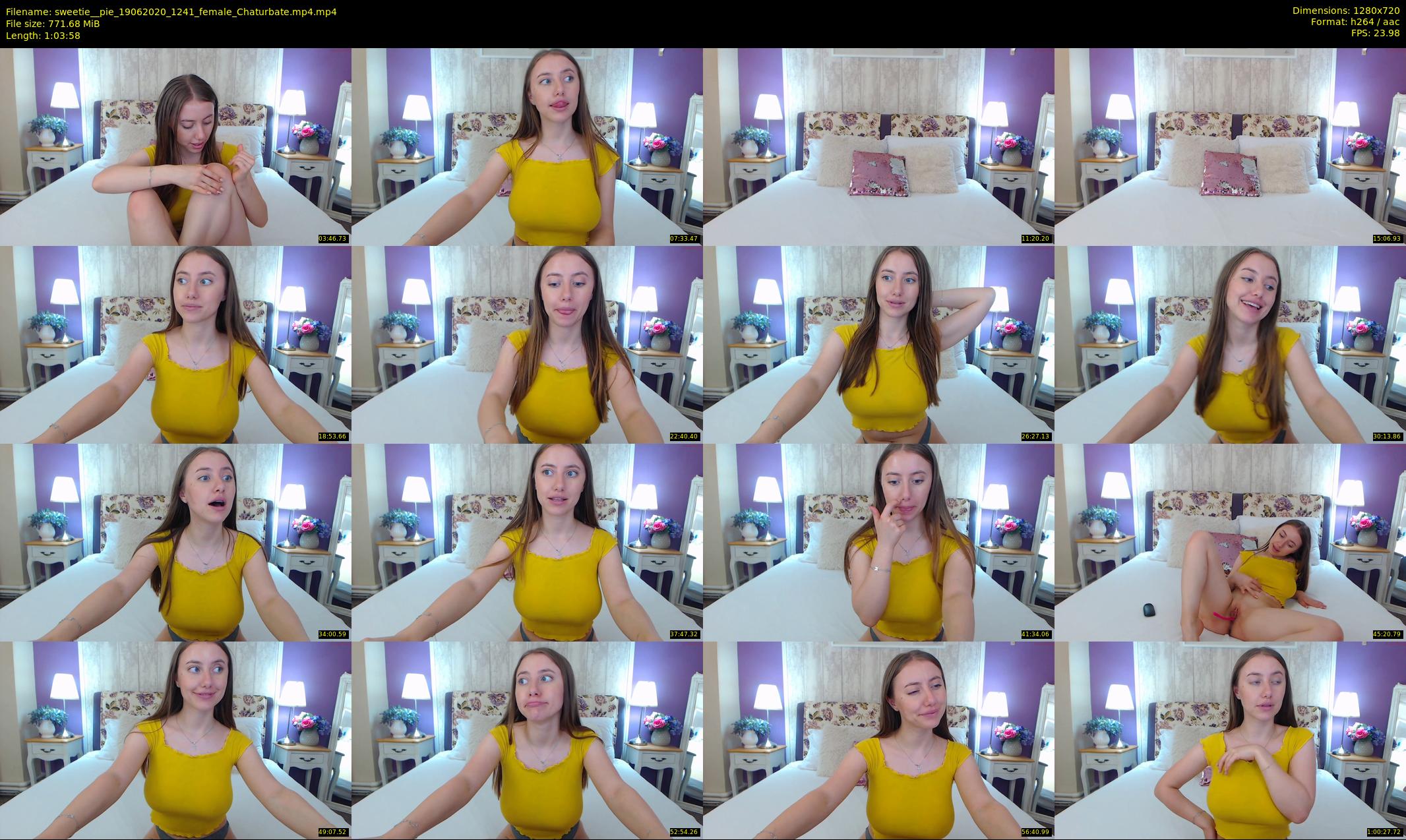 sweetie__pie — 64 minute Chaturbate female cam show recording, 720p, Jun 19, 2020