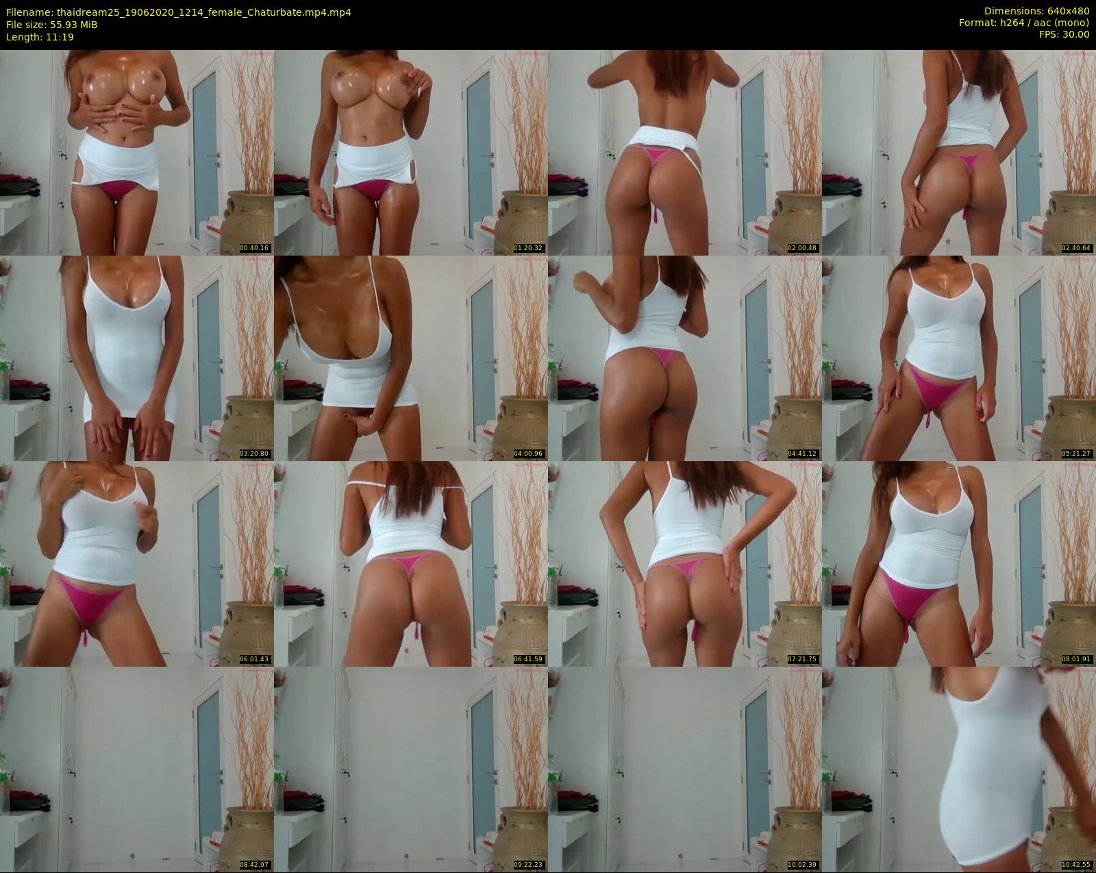 thaidream25 — 12 minute Chaturbate female cam show recording, 480p, Jun 19, 2020