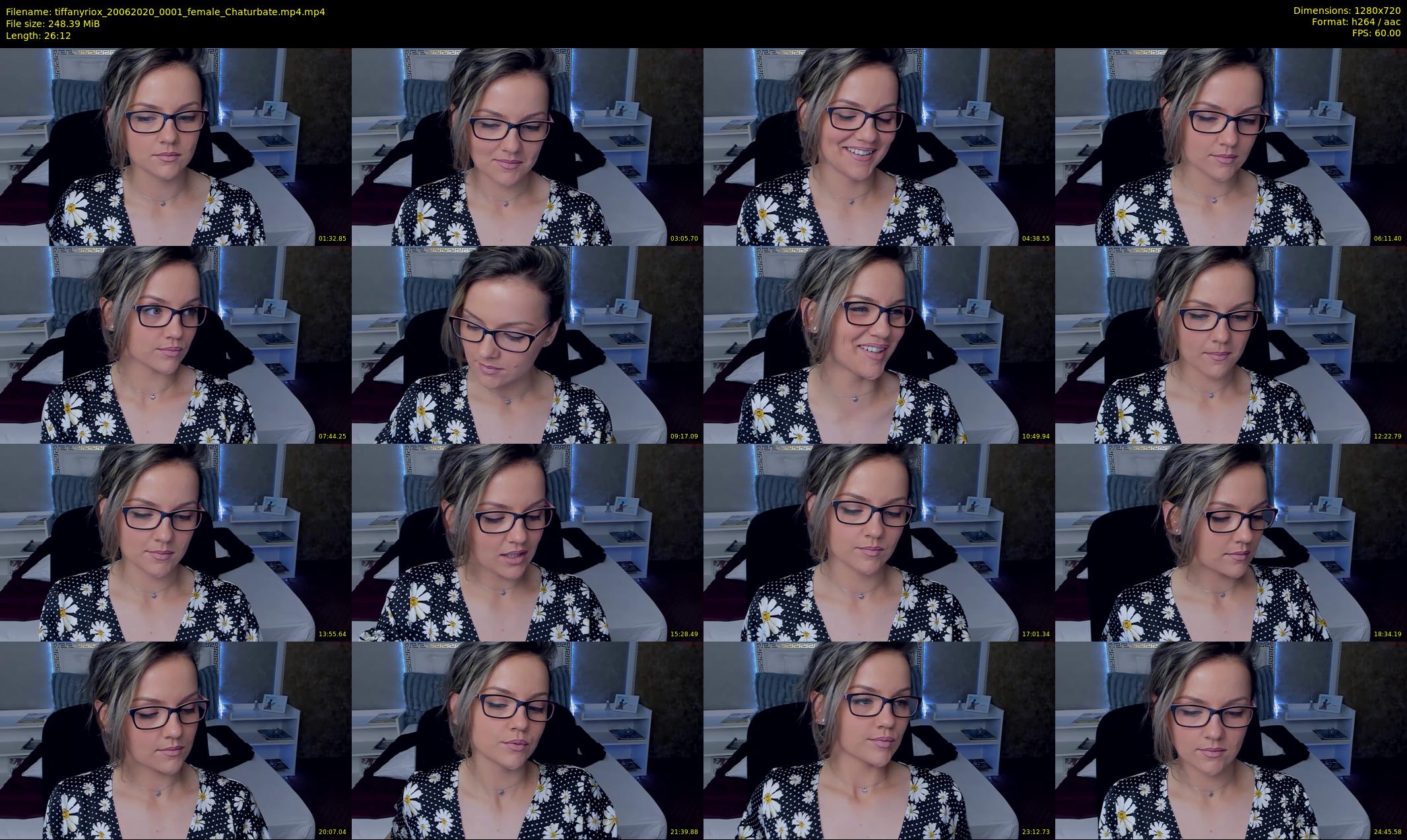 tiffanyriox — 27 minute Chaturbate female cam show recording, 720p, Jun 20, 2020