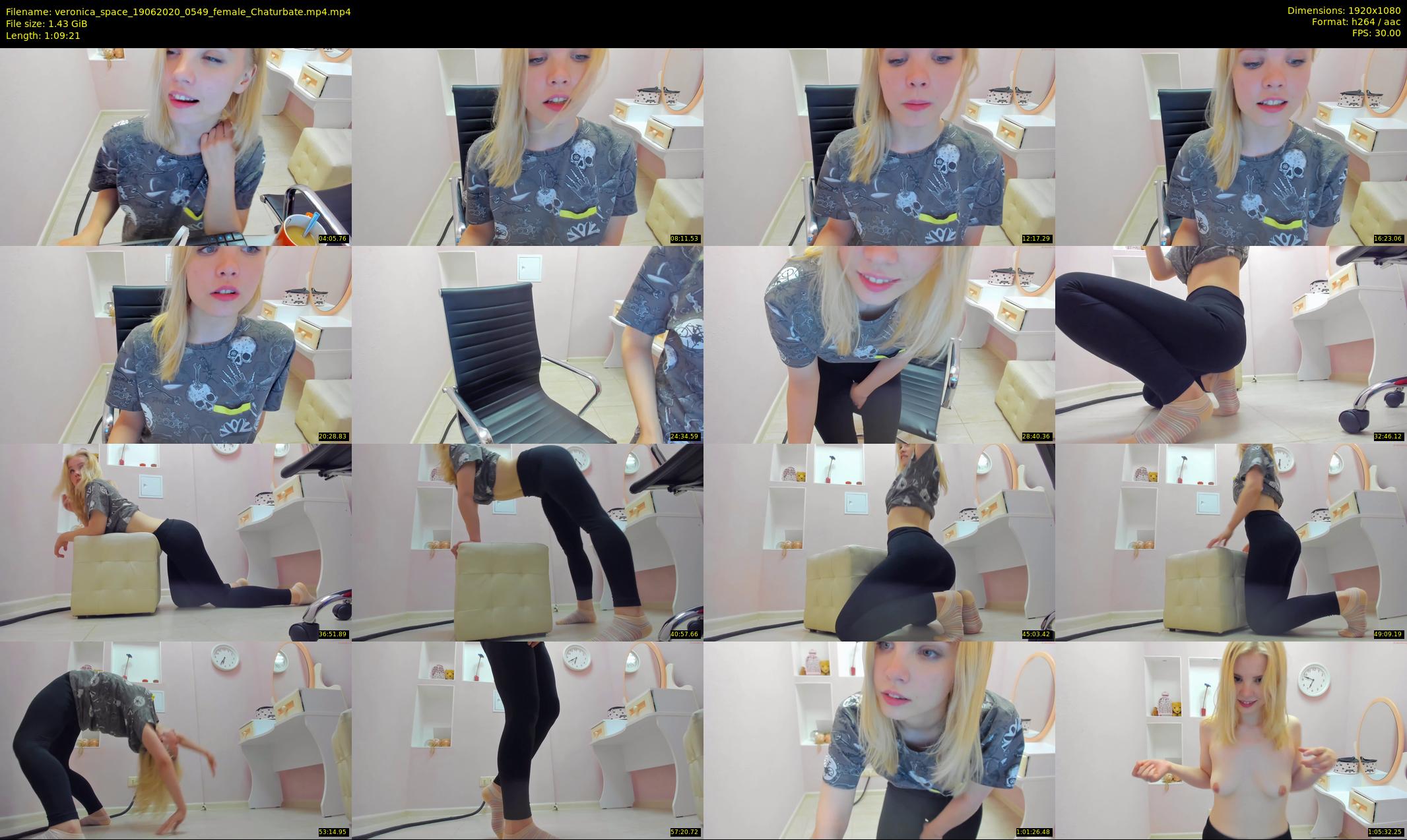 veronica_space — 70 minute Chaturbate female cam show recording, 1080p, Jun 19, 2020