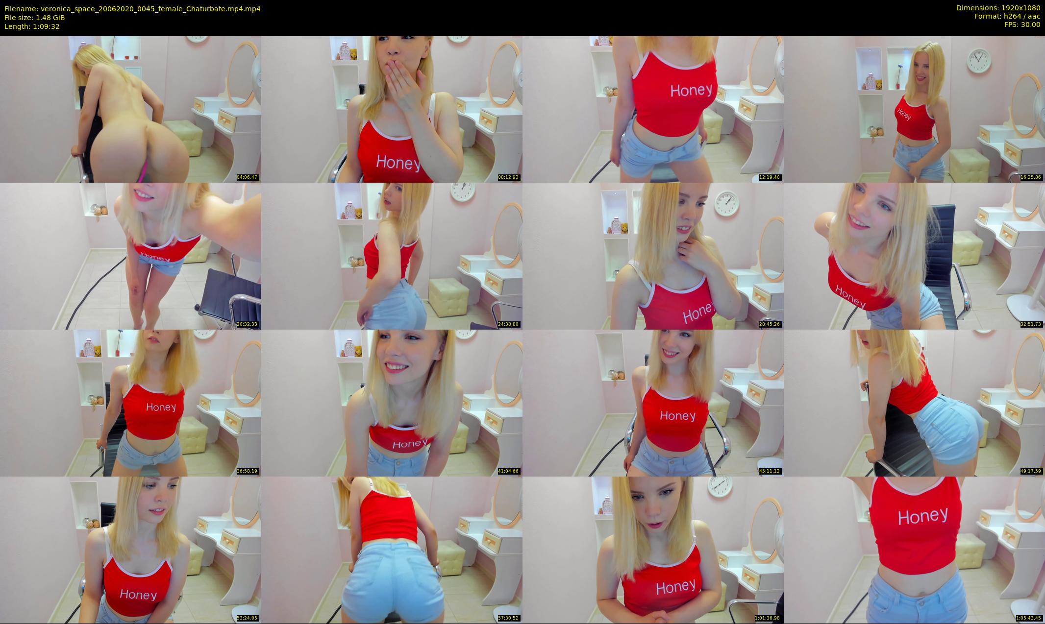veronica_space — 70 minute Chaturbate female cam show recording, 1080p, Jun 20, 2020