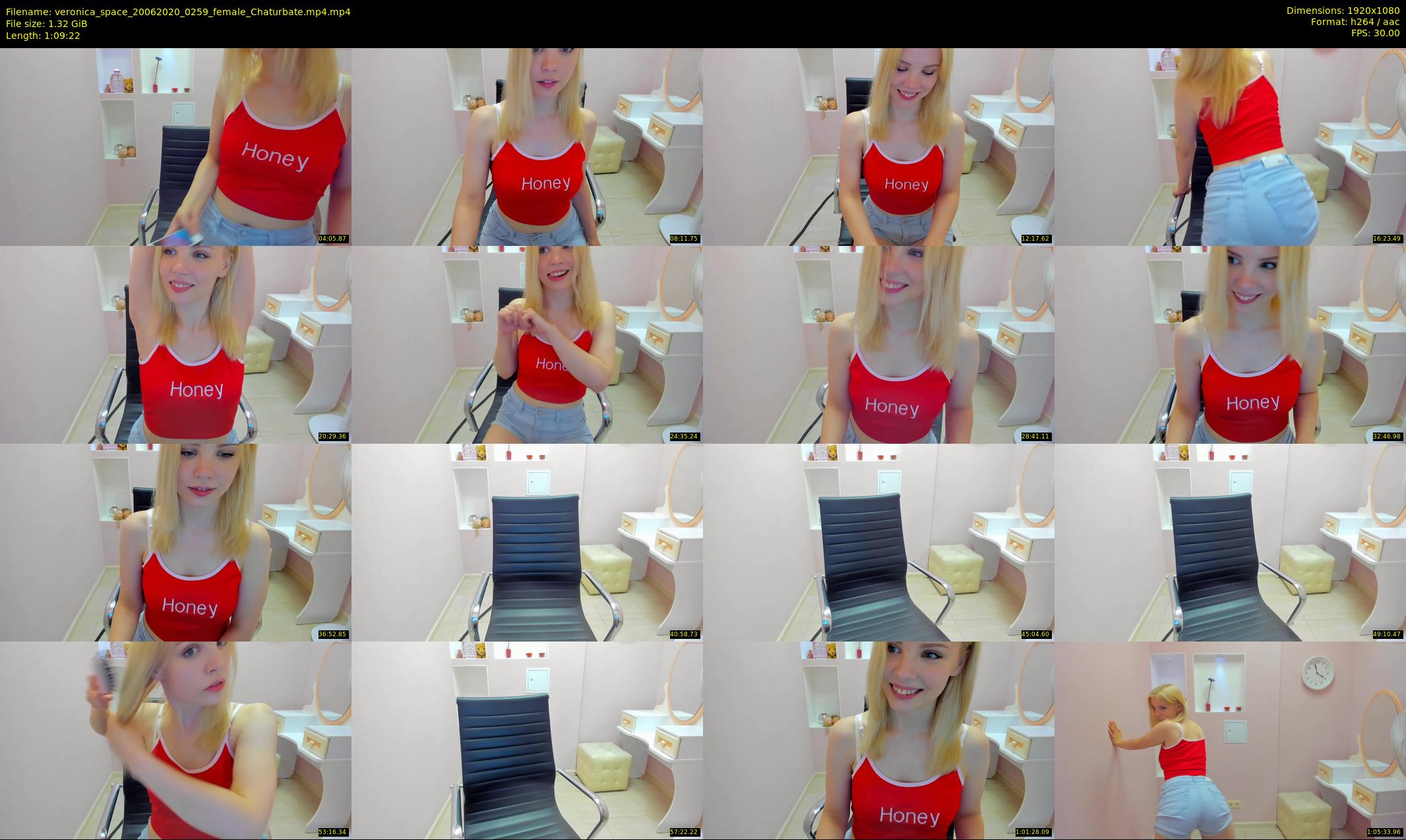 veronica_space — 70 minute Chaturbate female cam show recording, 1080p, Jun 20, 2020