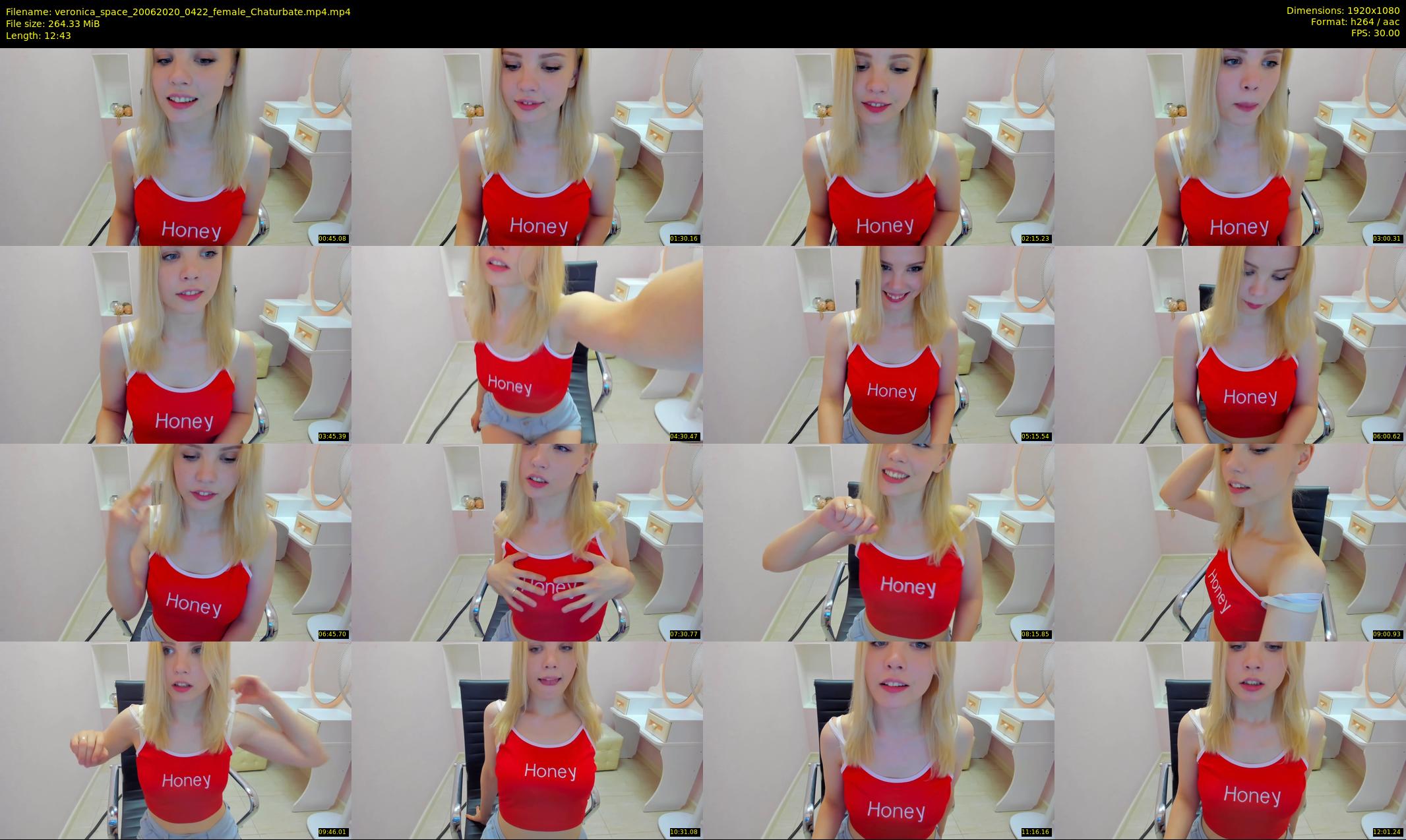 veronica_space — 13 minute Chaturbate female cam show recording, 1080p, Jun 20, 2020