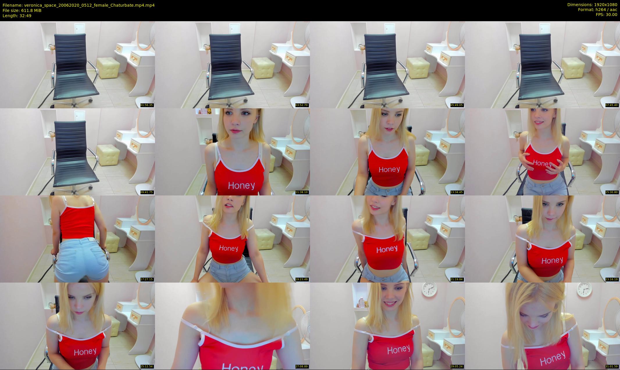 veronica_space — 33 minute Chaturbate female cam show recording, 1080p, Jun 20, 2020