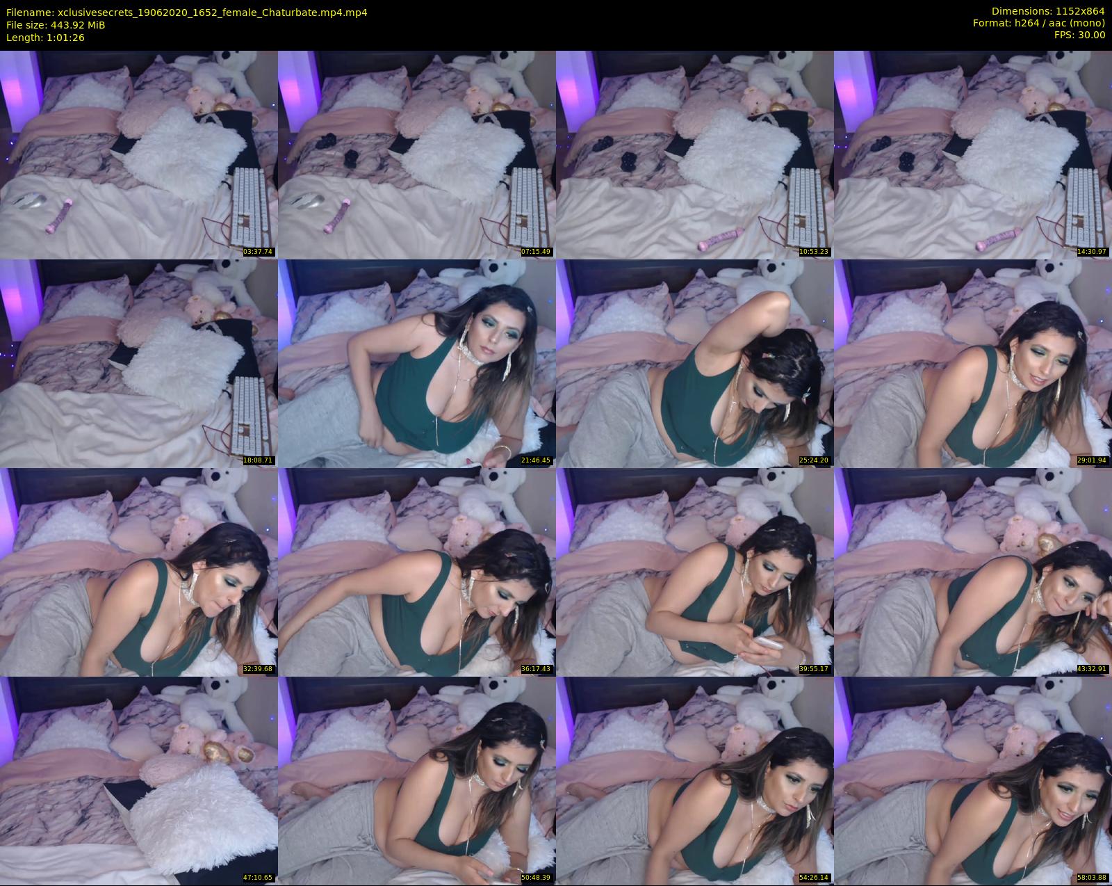xclusivesecrets — 62 minute Chaturbate female cam show recording, 720p, Jun 19, 2020