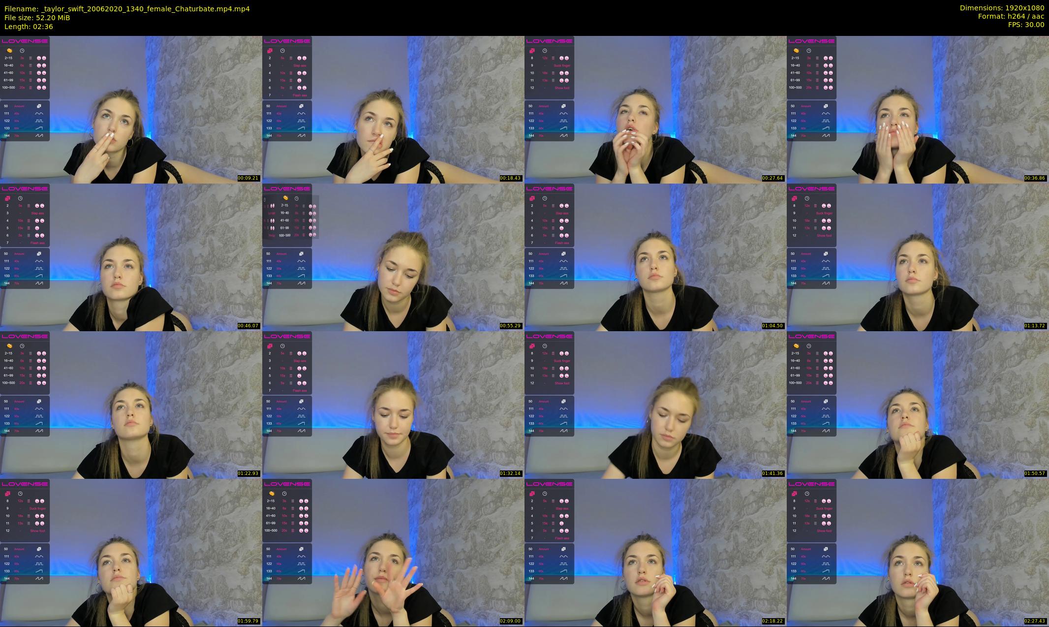 _taylor_swift — 3 minute Chaturbate female cam show recording, 1080p, Jun 20, 2020
