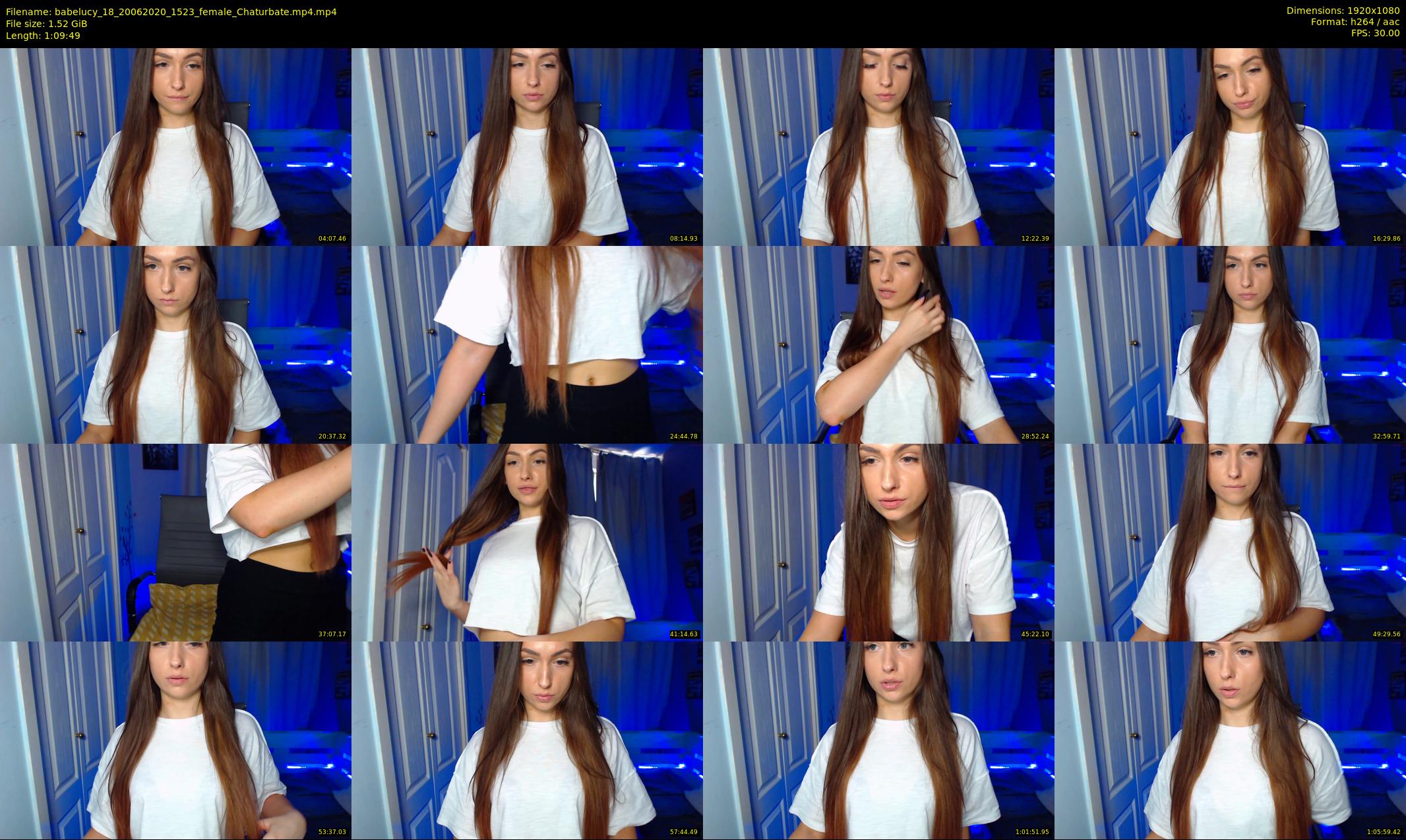 babelucy_18 — 70 minute Chaturbate female cam show recording, 1080p, Jun 20, 2020