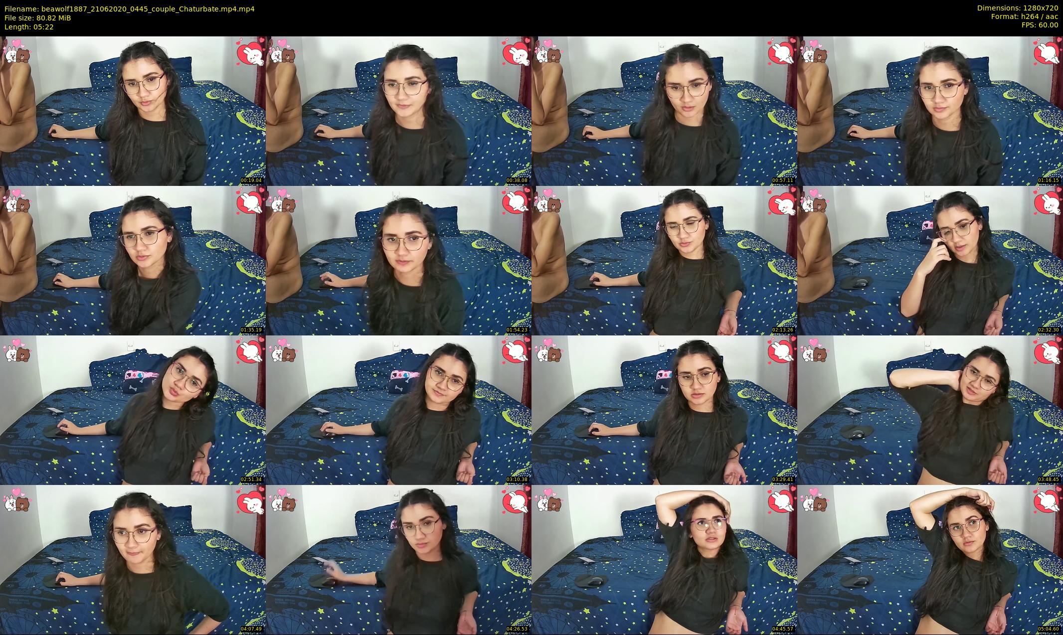 beawolf1887 — 6 minute Chaturbate couple cam show recording, 720p, Jun 21, 2020
