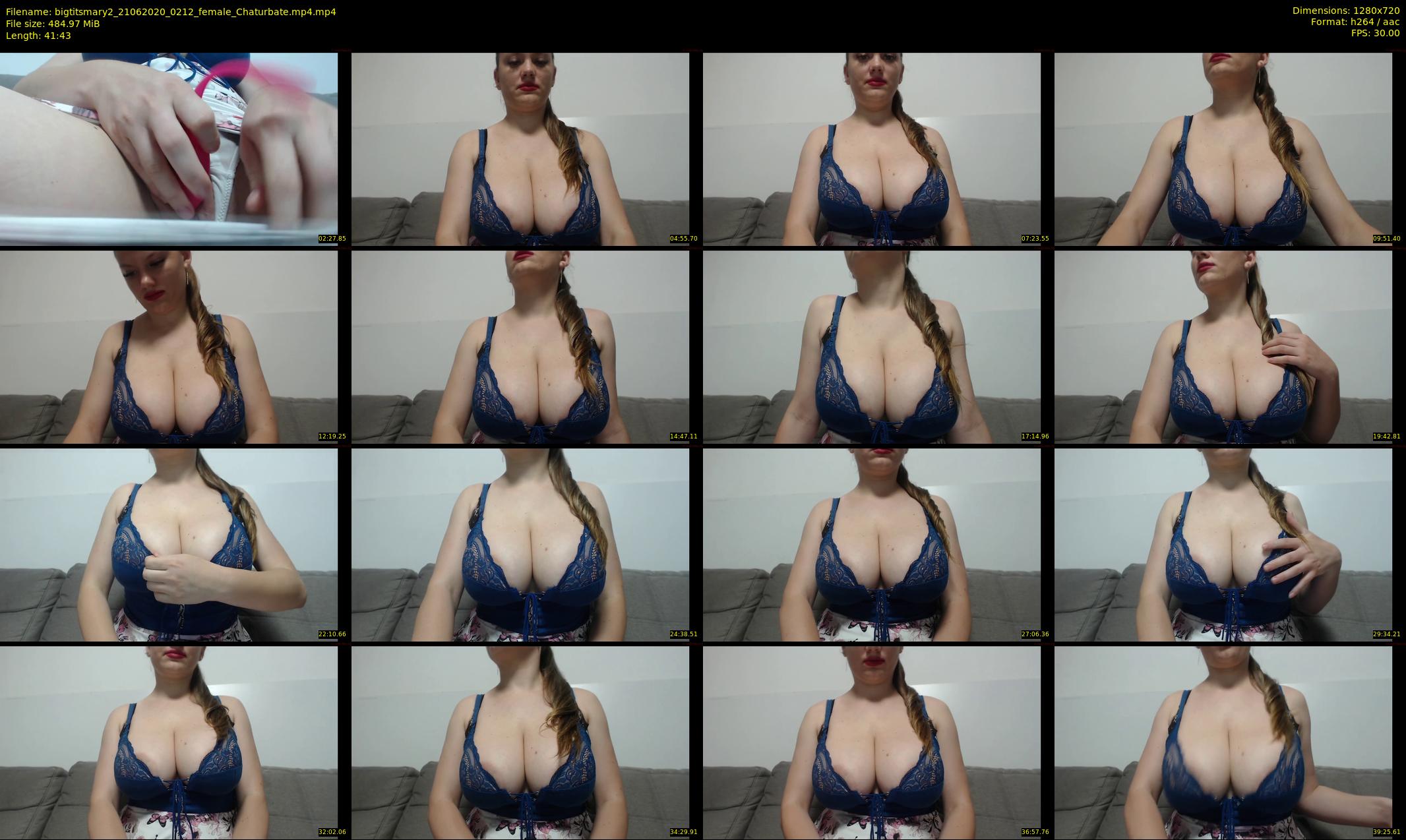 bigtitsmary2 — 42 minute Chaturbate female cam show recording, 720p, Jun 21, 2020