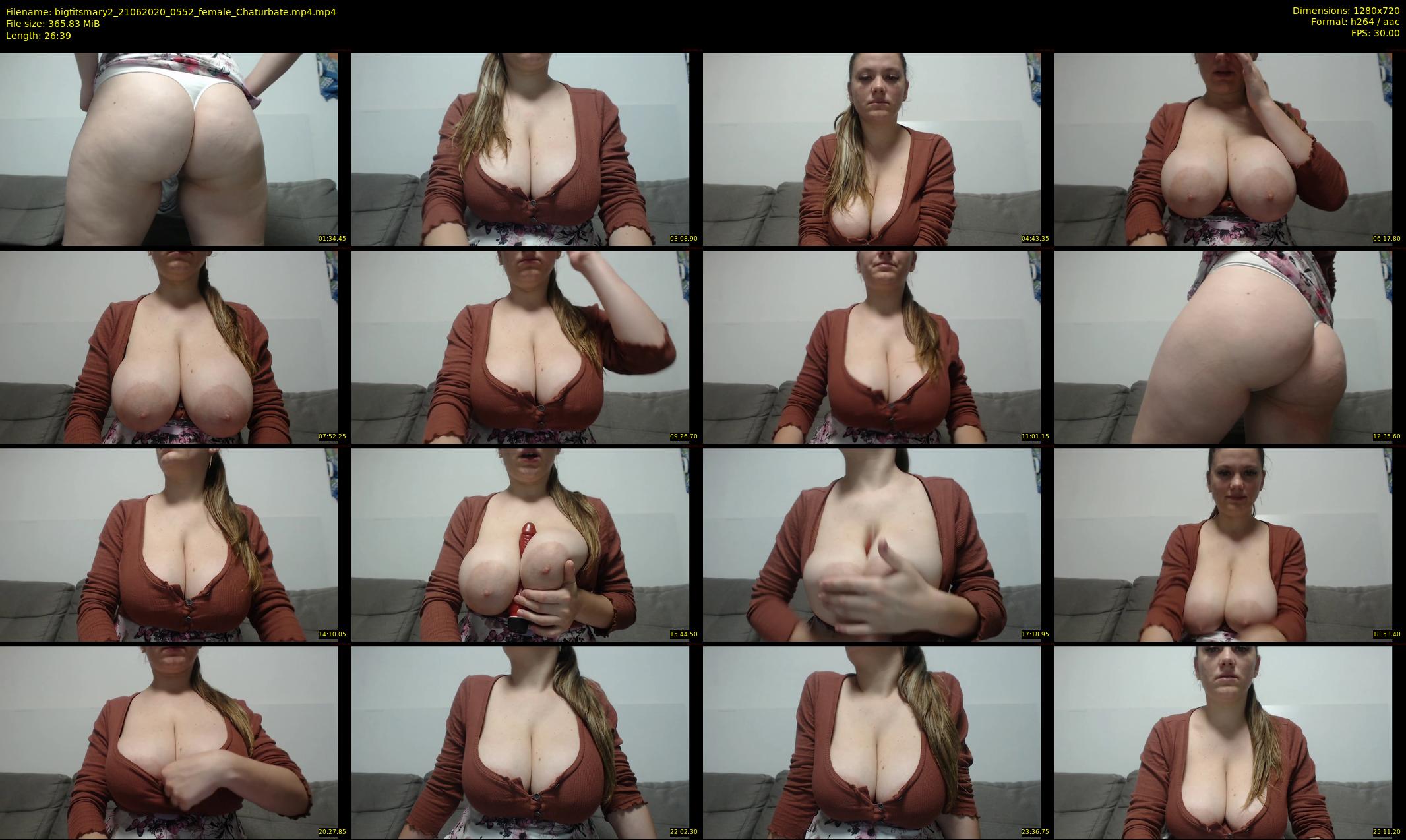 bigtitsmary2 — 27 minute Chaturbate female cam show recording, 720p, Jun 21, 2020