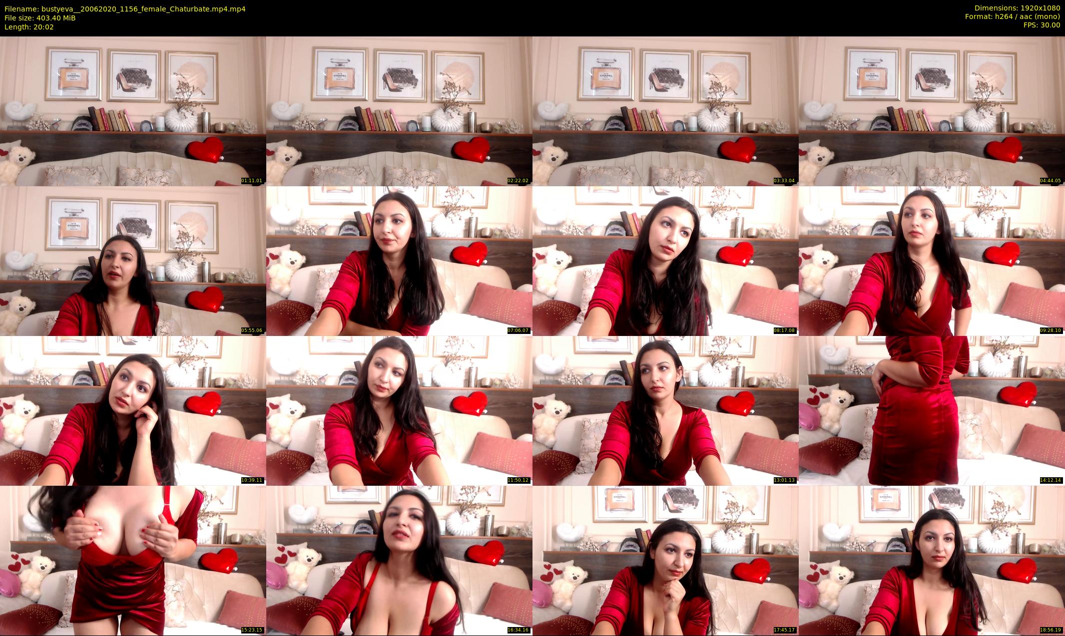 bustyeva_ — 21 minute Chaturbate female cam show recording, 1080p, Jun 20, 2020