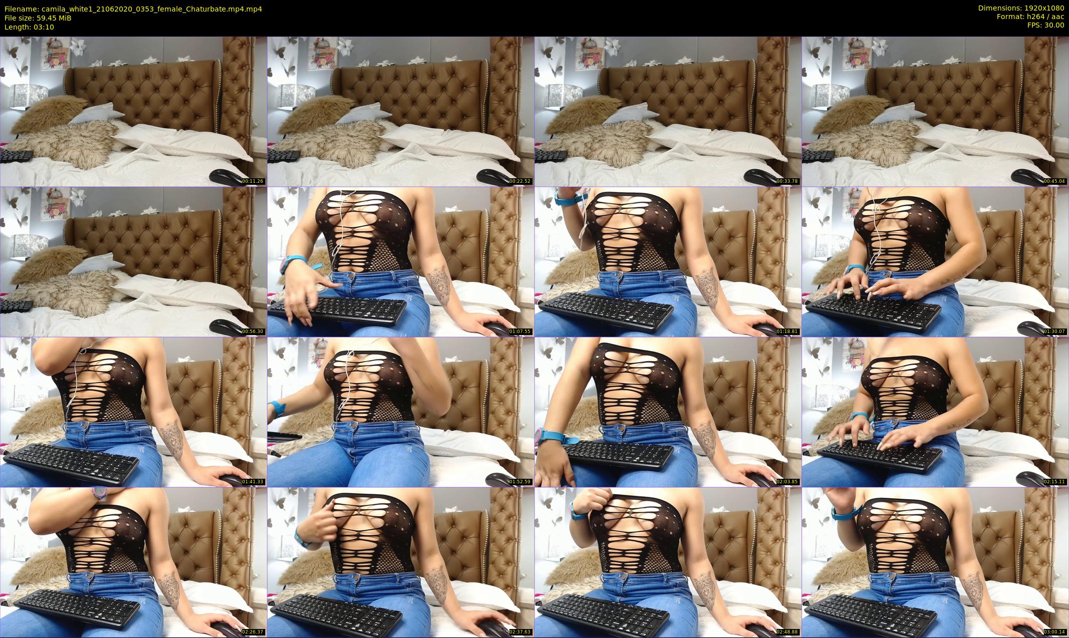 camila_white1 — 4 minute Chaturbate female cam show recording, 1080p, Jun 21, 2020