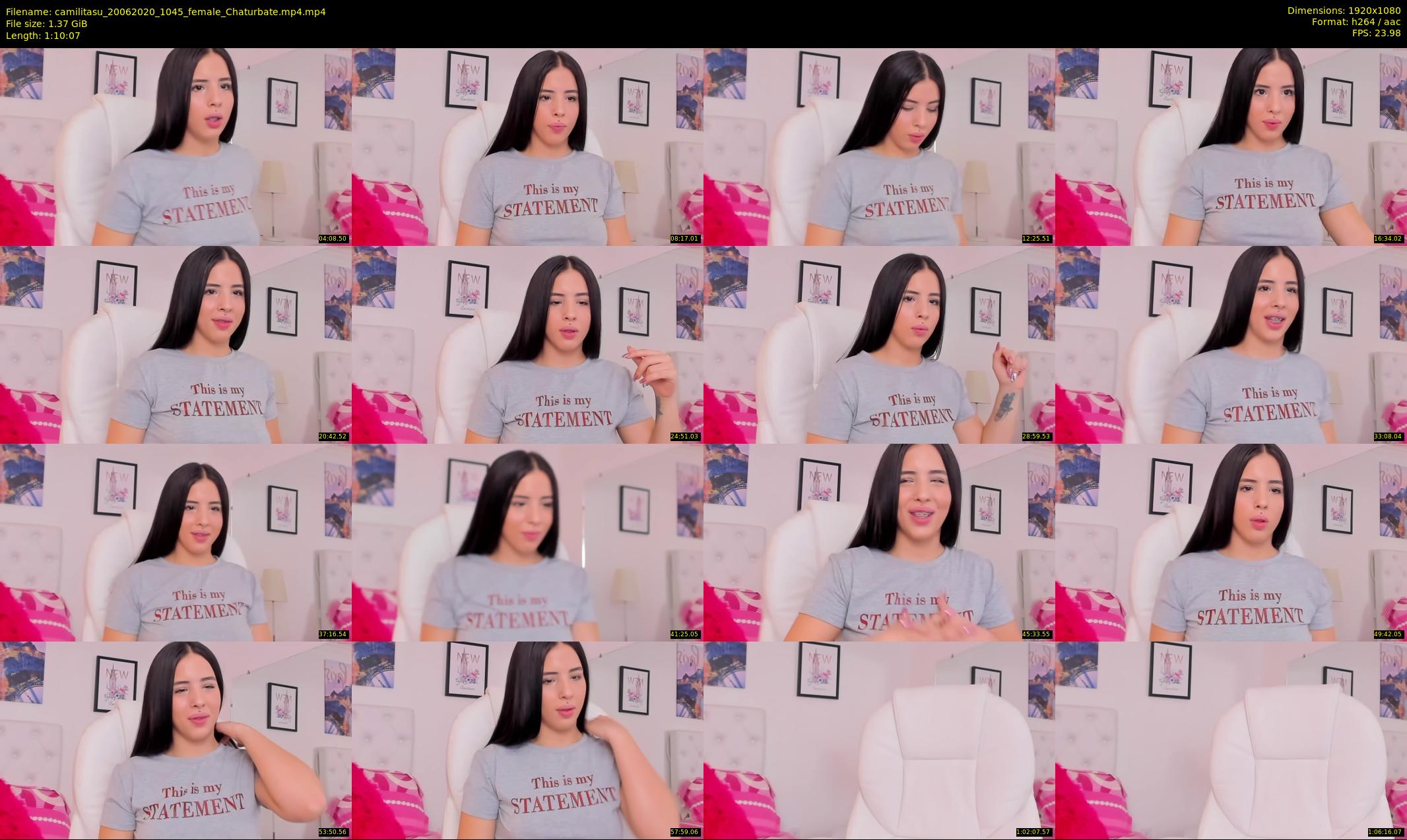 camilitasu — 71 minute Chaturbate female cam show recording, 1080p, Jun 20, 2020