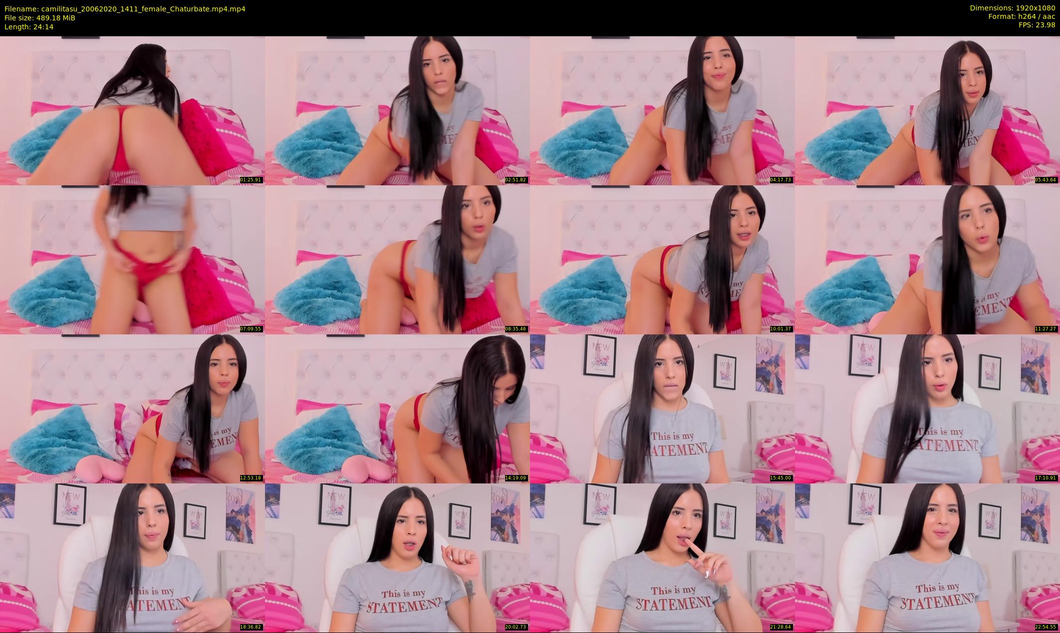 camilitasu — 25 minute Chaturbate female cam show recording, 1080p, Jun 20, 2020