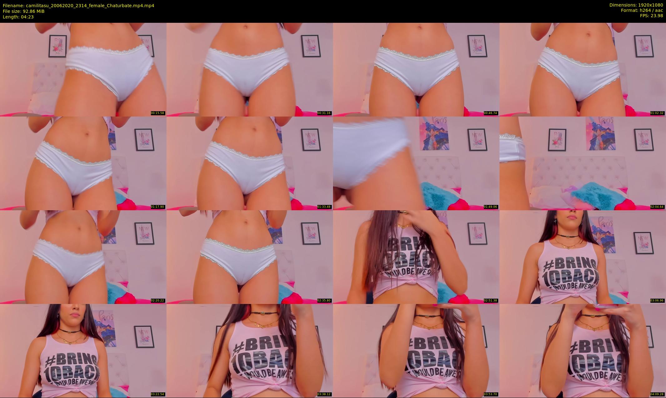 camilitasu — 5 minute Chaturbate female cam show recording, 1080p, Jun 20, 2020