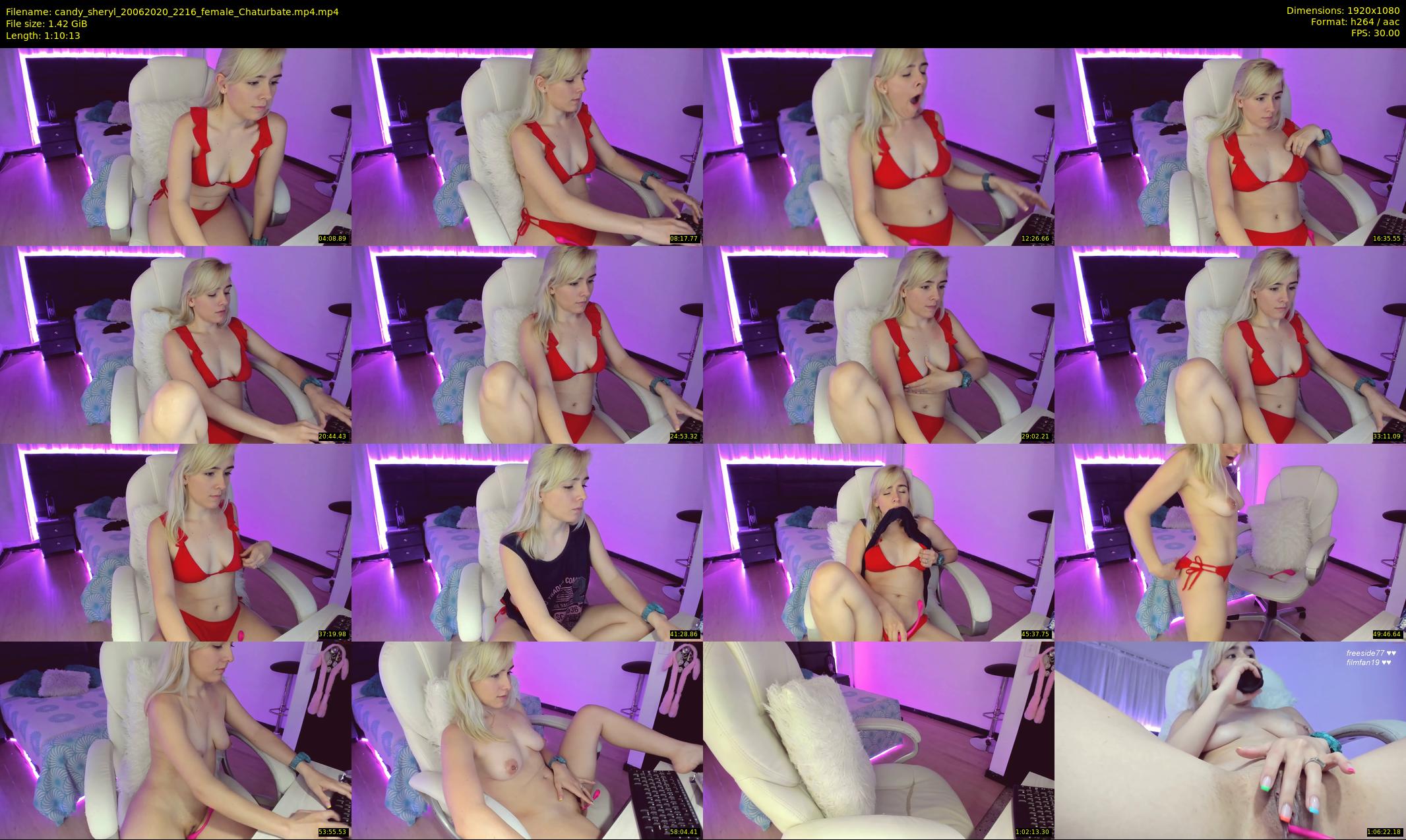 candy_sheryl — 71 minute Chaturbate female cam show recording, 1080p, Jun 20, 2020
