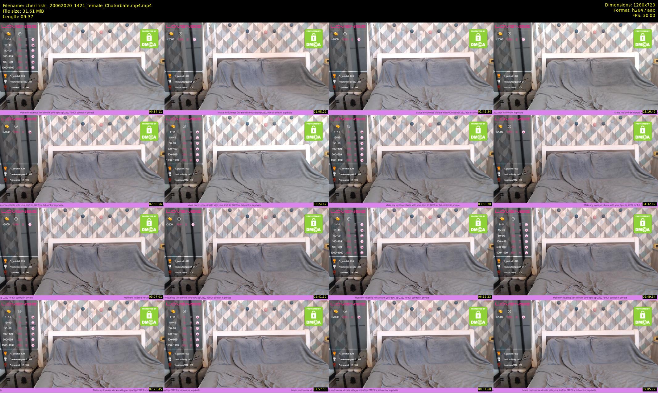 cherrrish_ — 10 minute Chaturbate female cam show recording, 720p, Jun 20, 2020