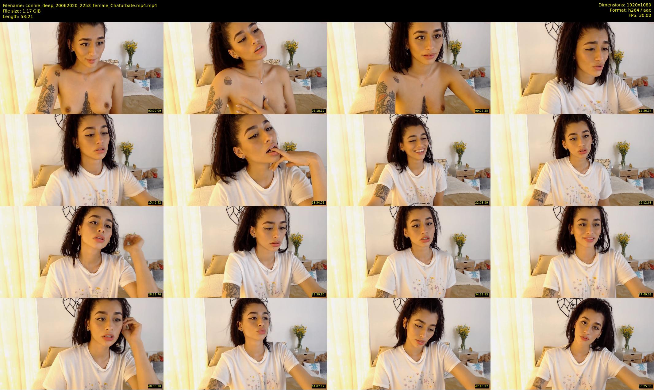 connie_deep — 54 minute Chaturbate female cam show recording, 1080p, Jun 20, 2020