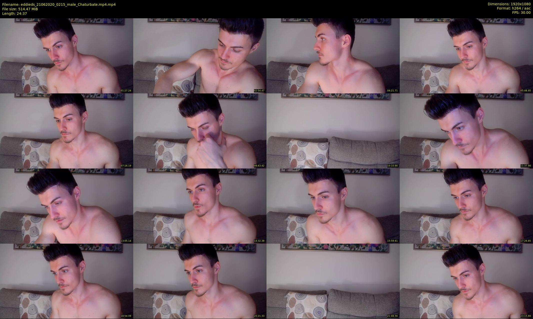 eddieds — 25 minute Chaturbate male cam show recording, 1080p, Jun 21, 2020