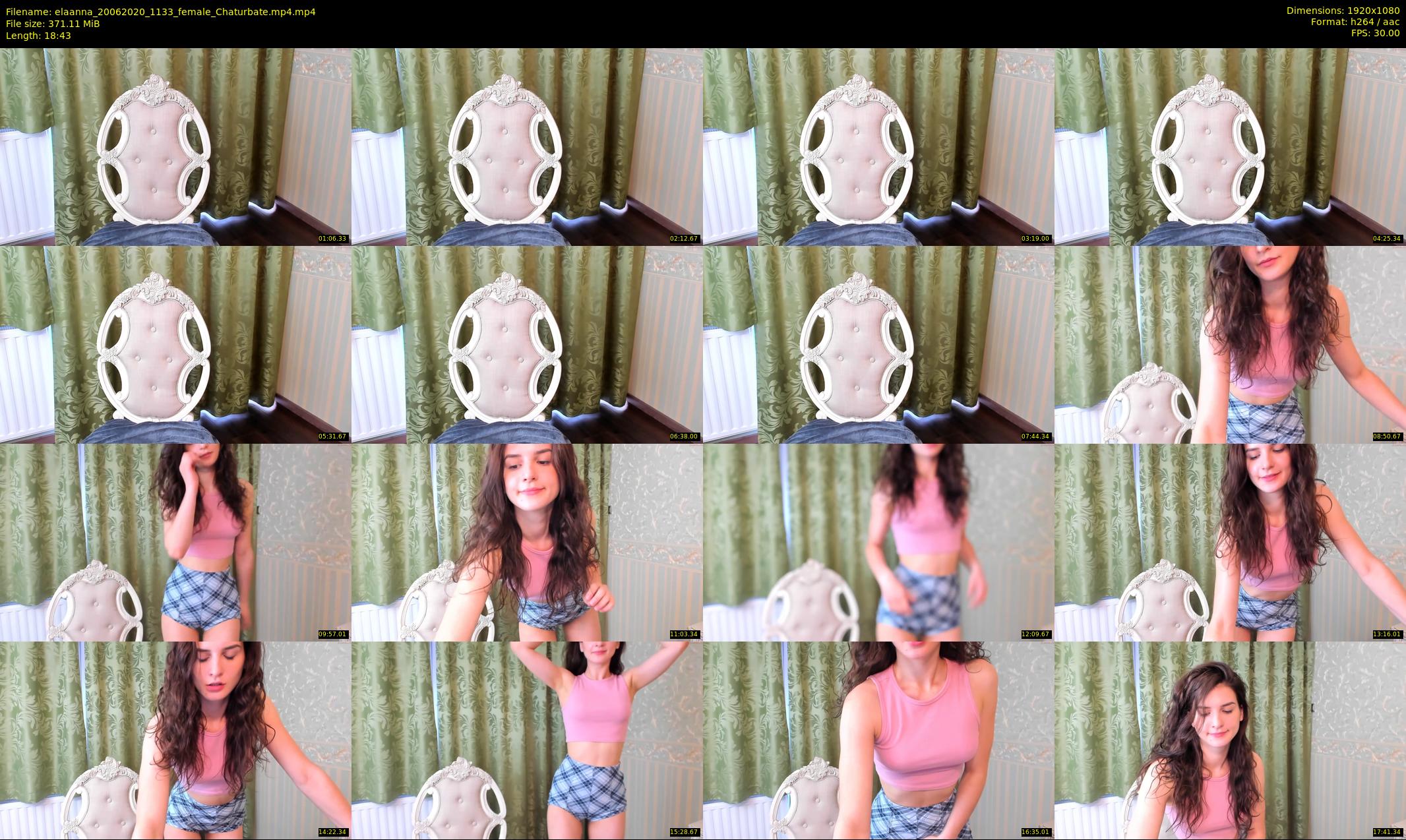 elaanna — 19 minute Chaturbate female cam show recording, 1080p, Jun 20, 2020