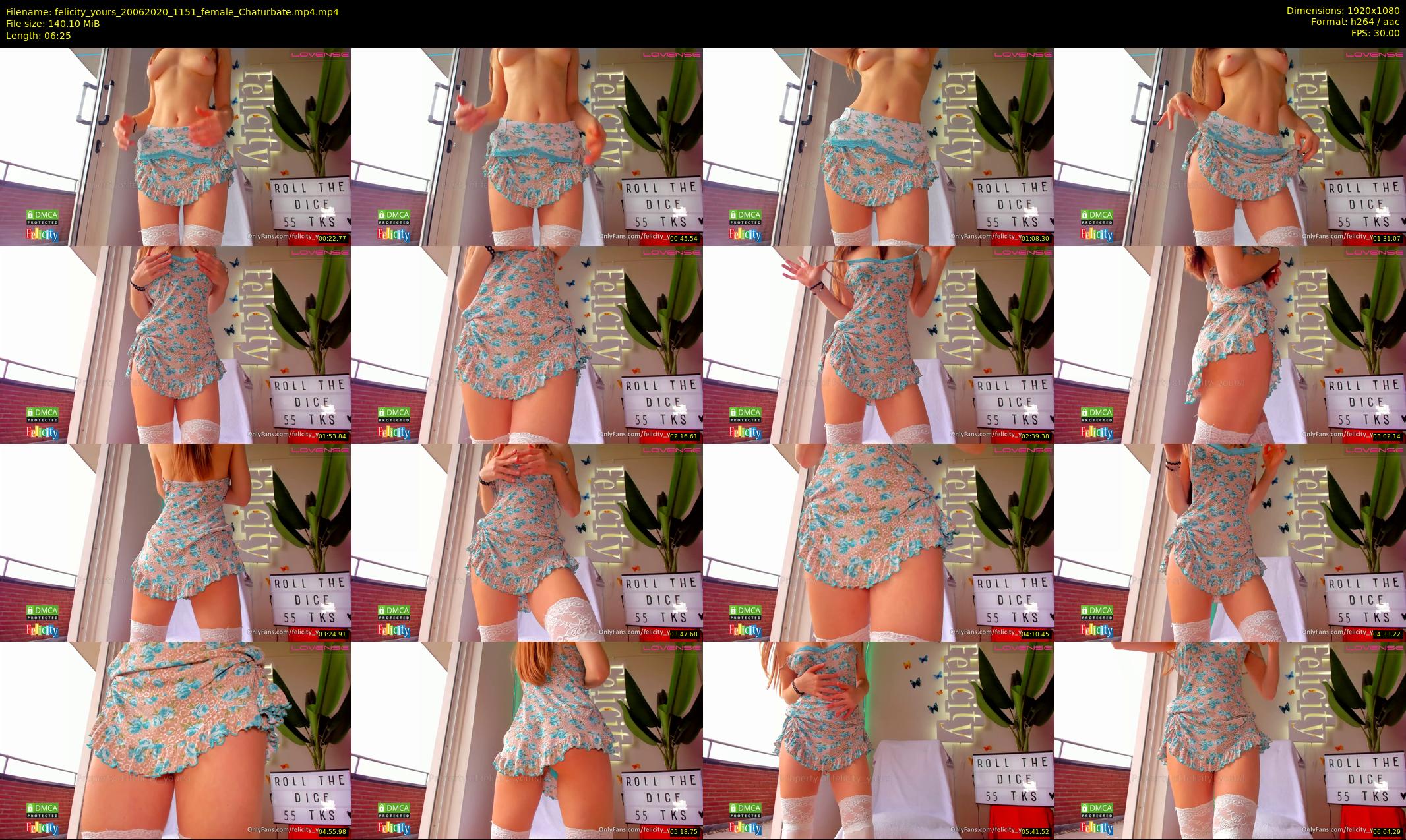 felicity_yours — 7 minute Chaturbate female cam show recording, 1080p, Jun 20, 2020
