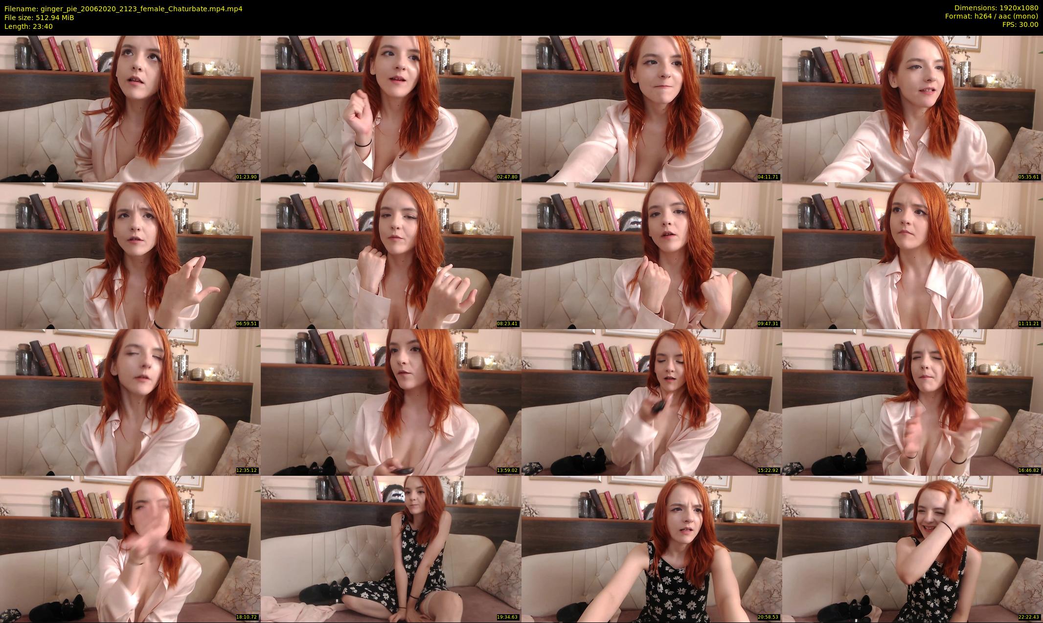 ginger_pie — 24 minute Chaturbate female cam show recording, 1080p, Jun 20, 2020