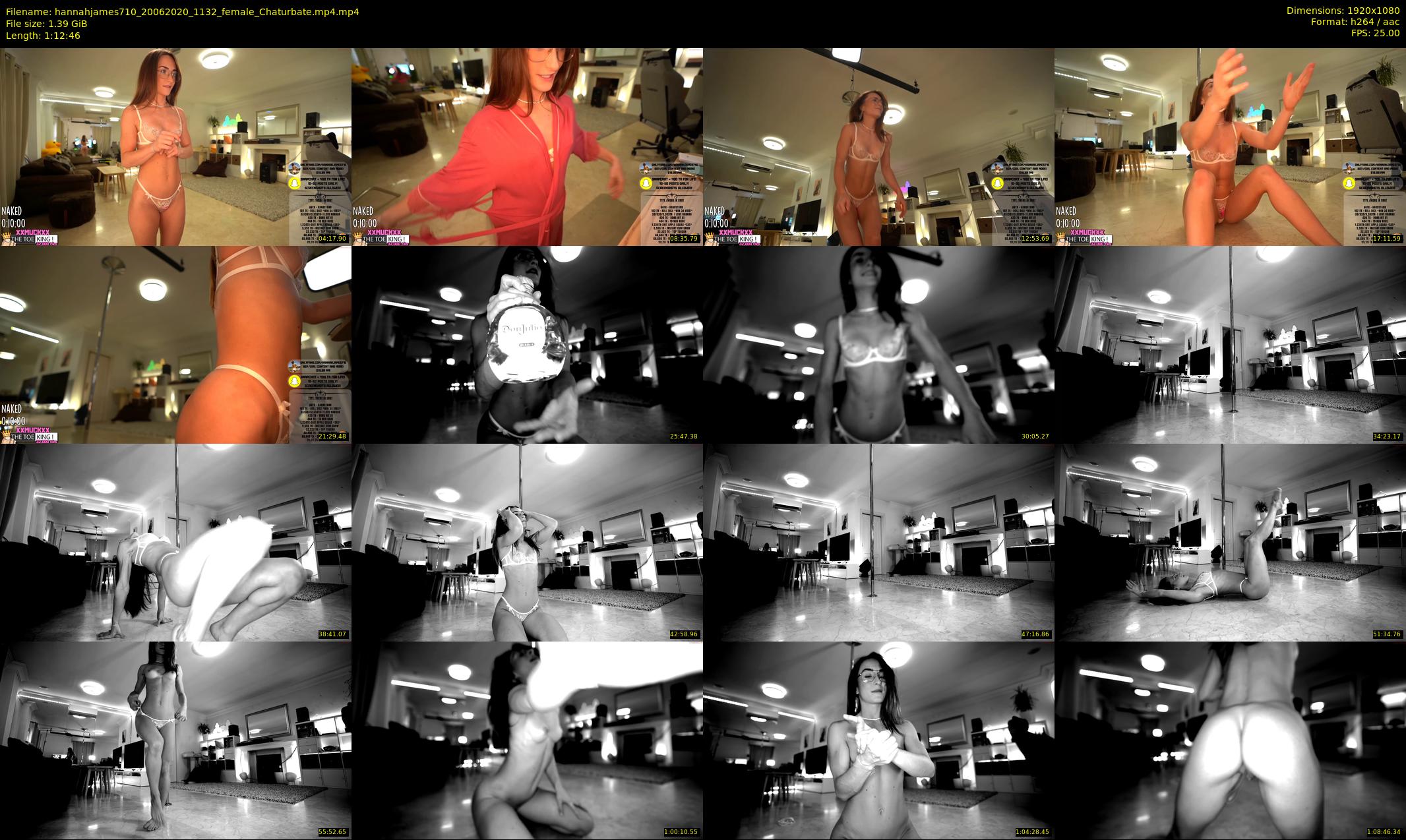 hannahjames710 — 73 minute Chaturbate female cam show recording, 1080p, Jun 20, 2020