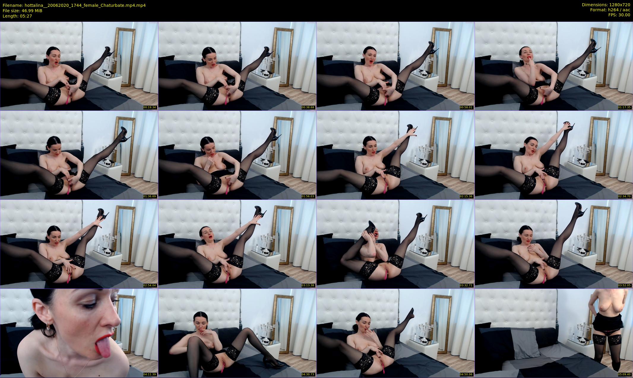 hottalina_ — 6 minute Chaturbate female cam show recording, 720p, Jun 20, 2020