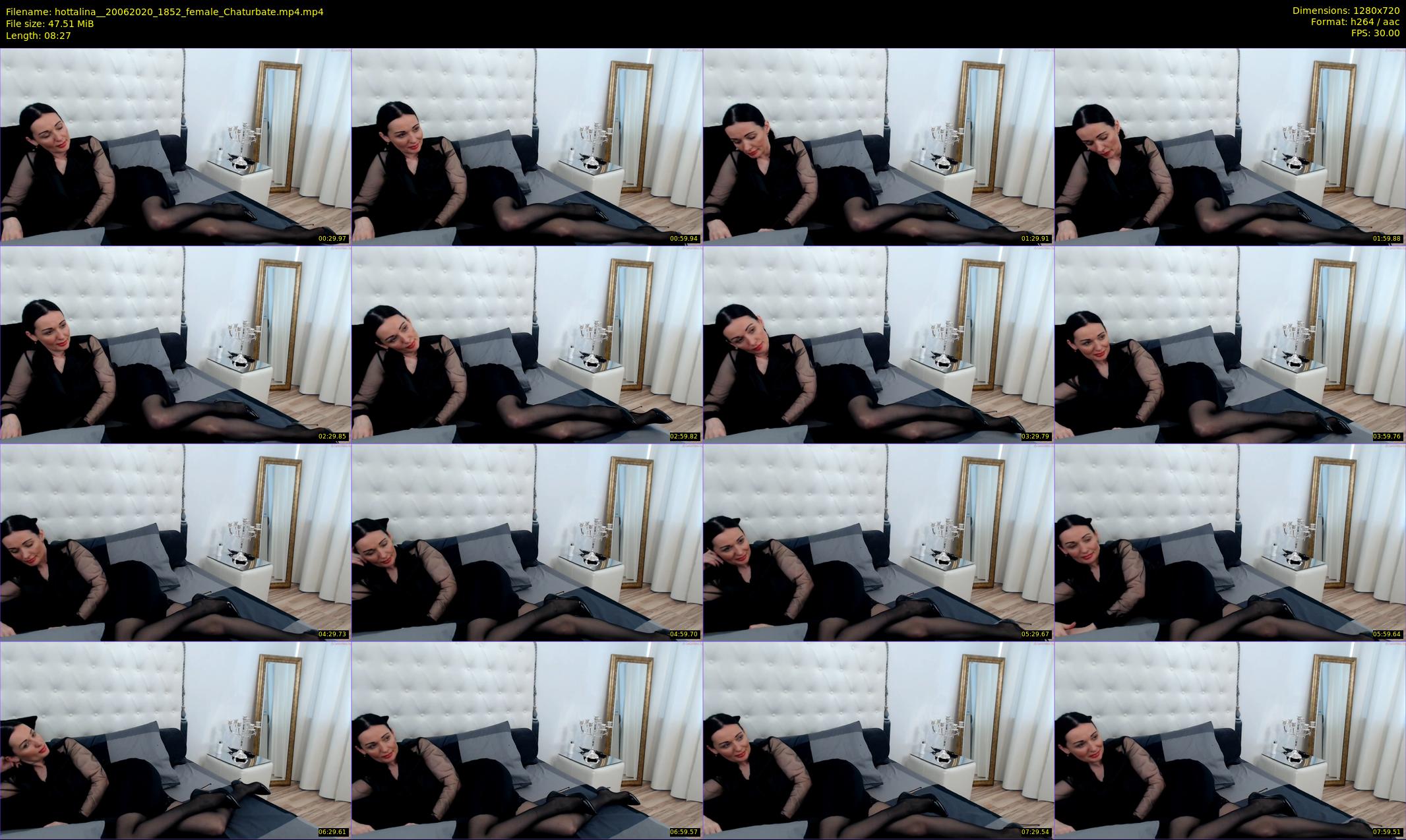 hottalina_ — 9 minute Chaturbate female cam show recording, 720p, Jun 20, 2020