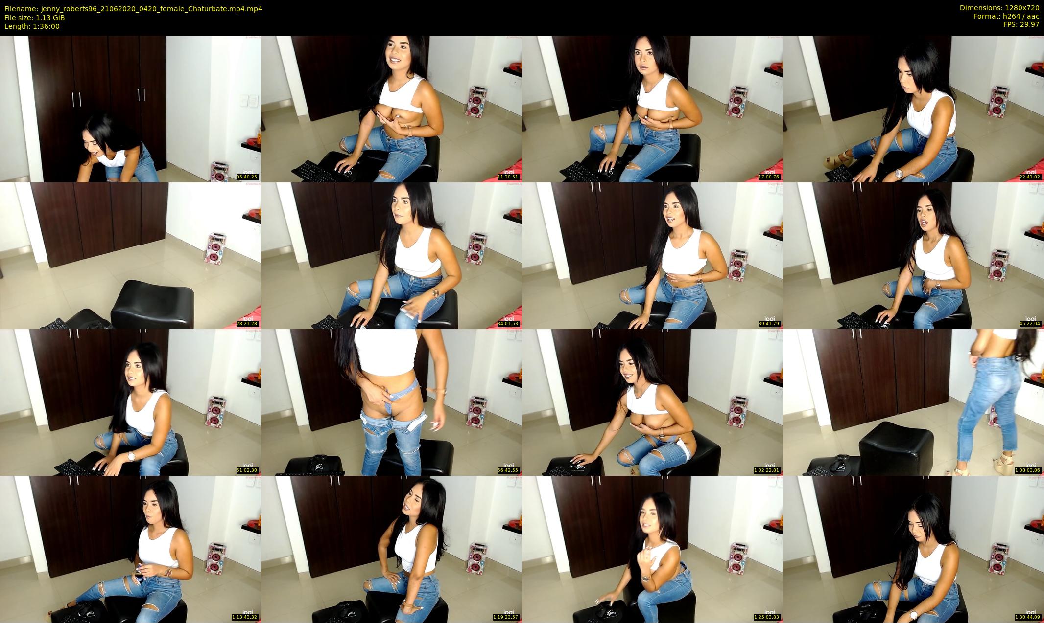 jenny_roberts96 — 96 minute Chaturbate female cam show recording, 720p, Jun 21, 2020