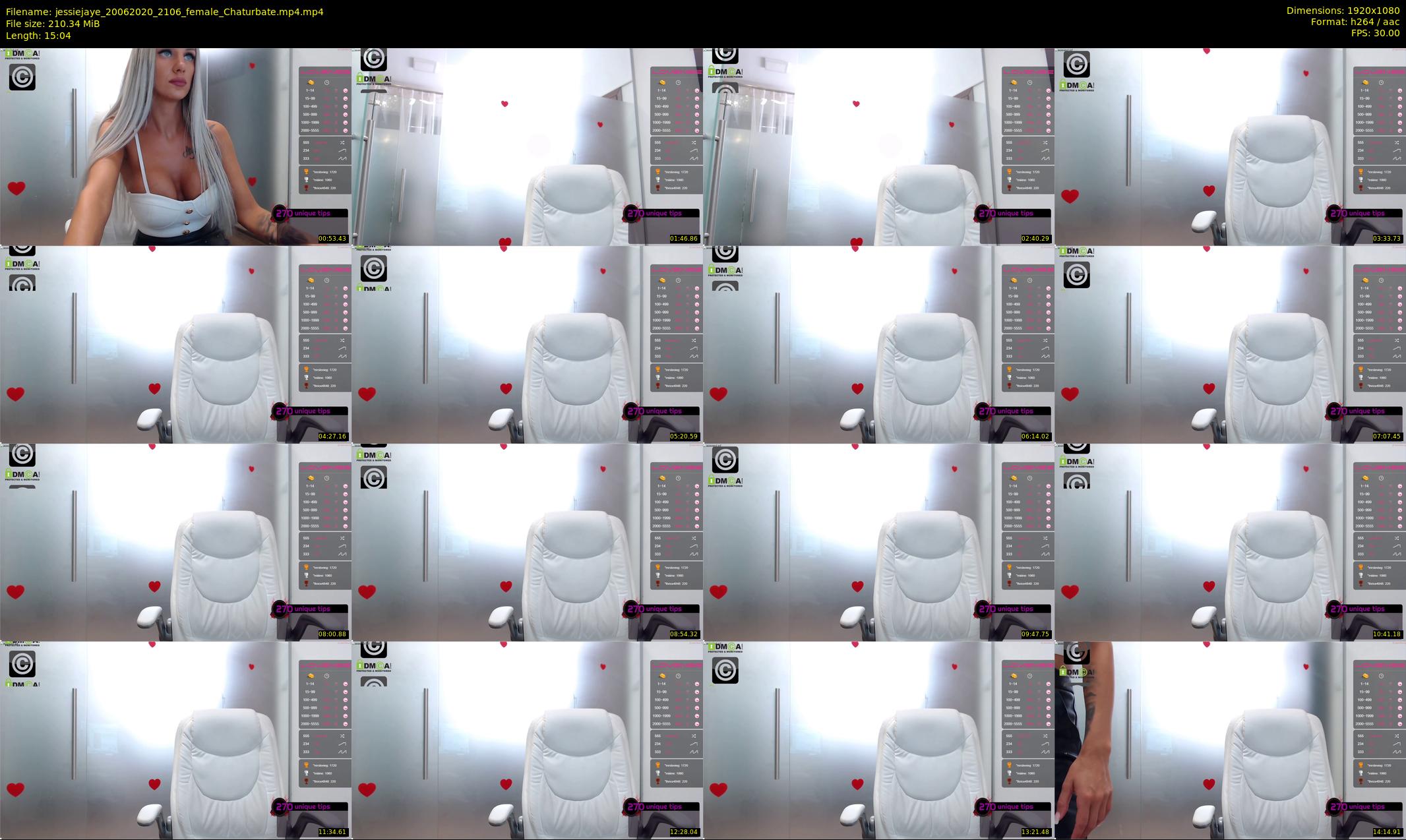 jessiejaye — 16 minute Chaturbate female cam show recording, 1080p, Jun 20, 2020