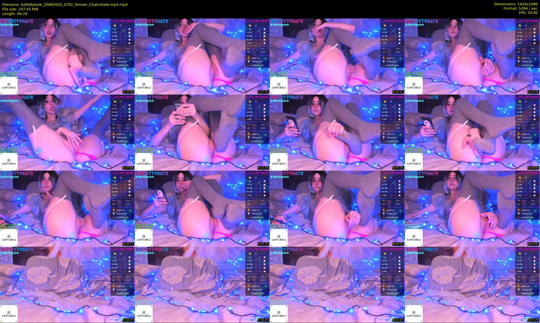 katkittykate — 10 minute Chaturbate female cam show recording, 1080p, Jun 20, 2020