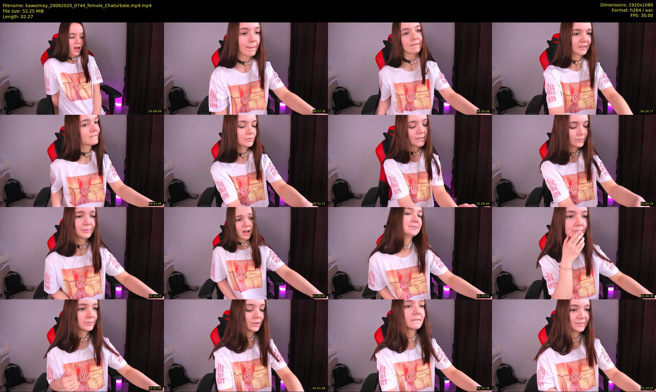 kawaimay — 3 minute Chaturbate female cam show recording, 1080p, Jun 20, 2020