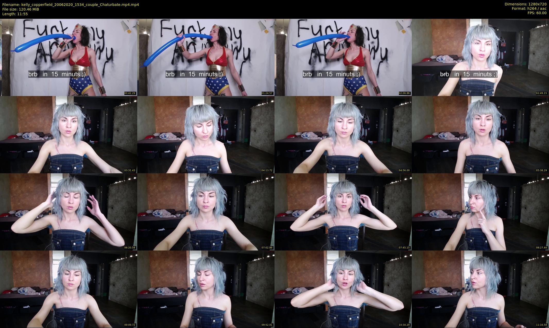 kelly_copperfield — 12 minute Chaturbate female cam show recording, 720p, Jun 20, 2020