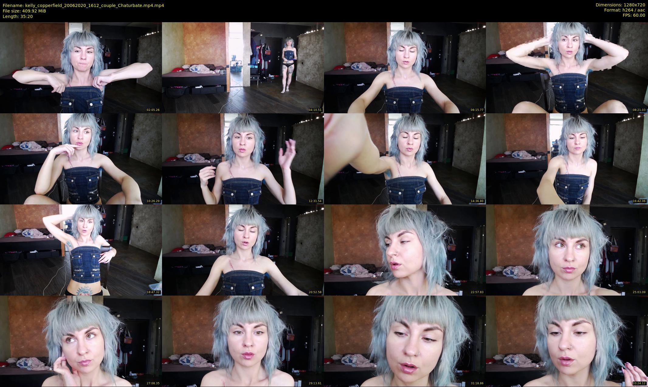 kelly_copperfield — 36 minute Chaturbate female cam show recording, 720p, Jun 20, 2020