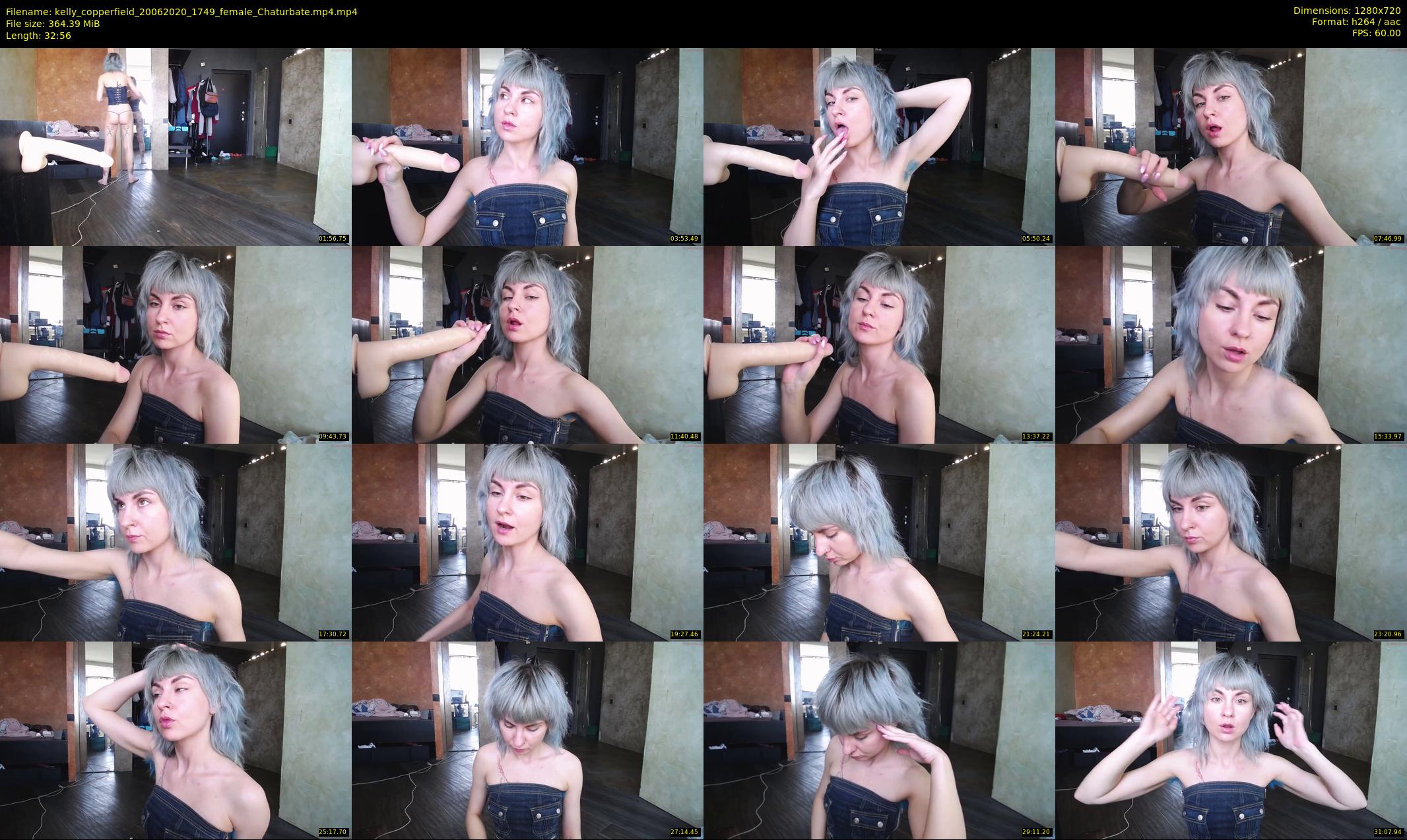 kelly_copperfield — 33 minute Chaturbate female cam show recording, 720p, Jun 20, 2020