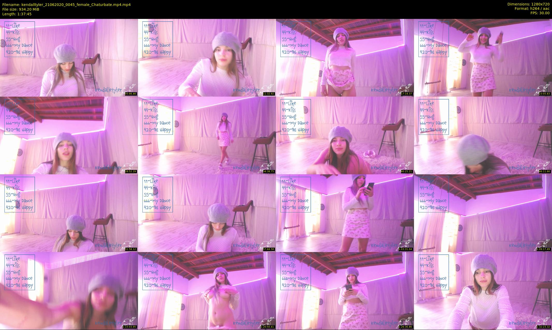 kendalltyler — 98 minute Chaturbate female cam show recording, 720p, Jun 21, 2020
