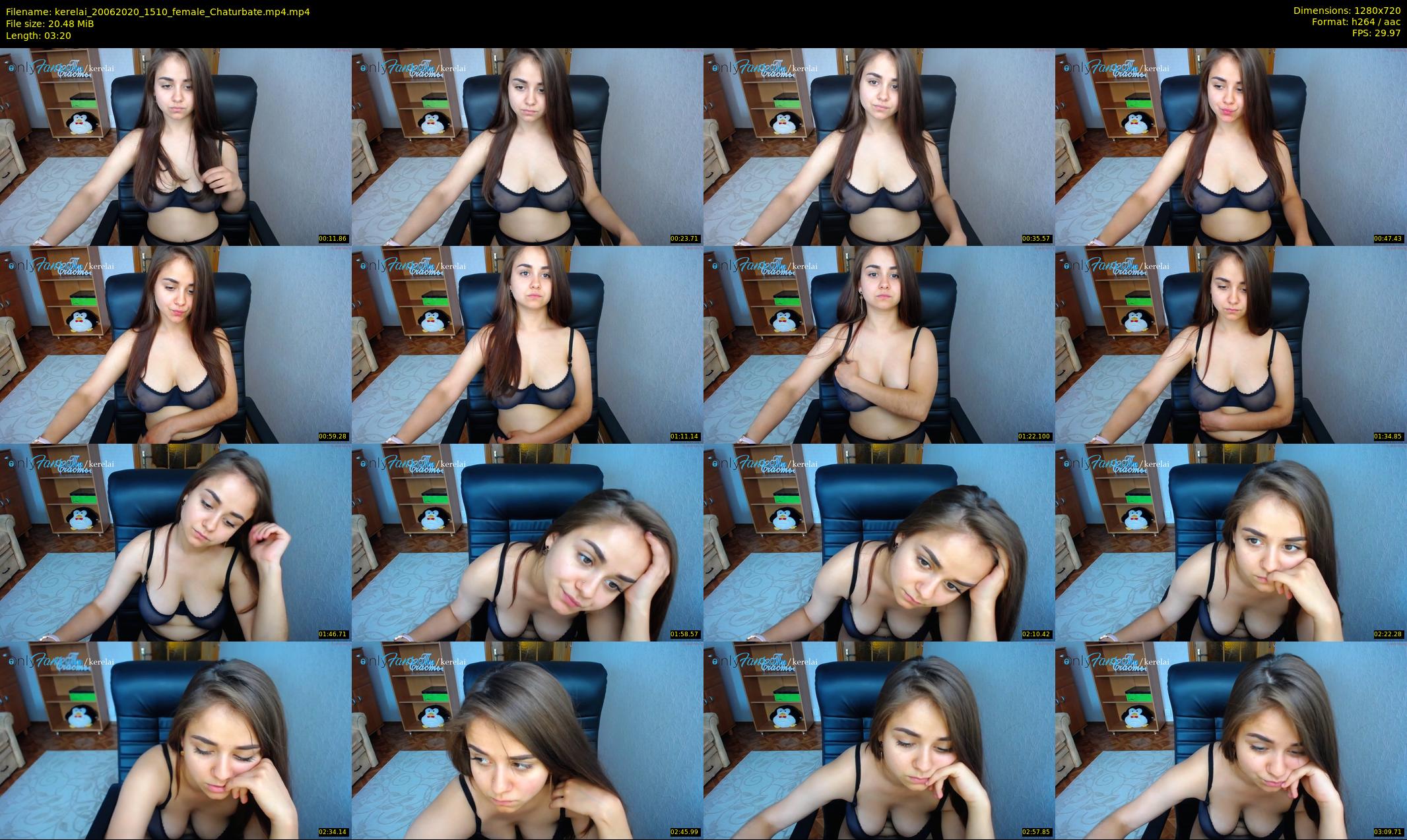 kerelai — 4 minute Chaturbate female cam show recording, 720p, Jun 20, 2020