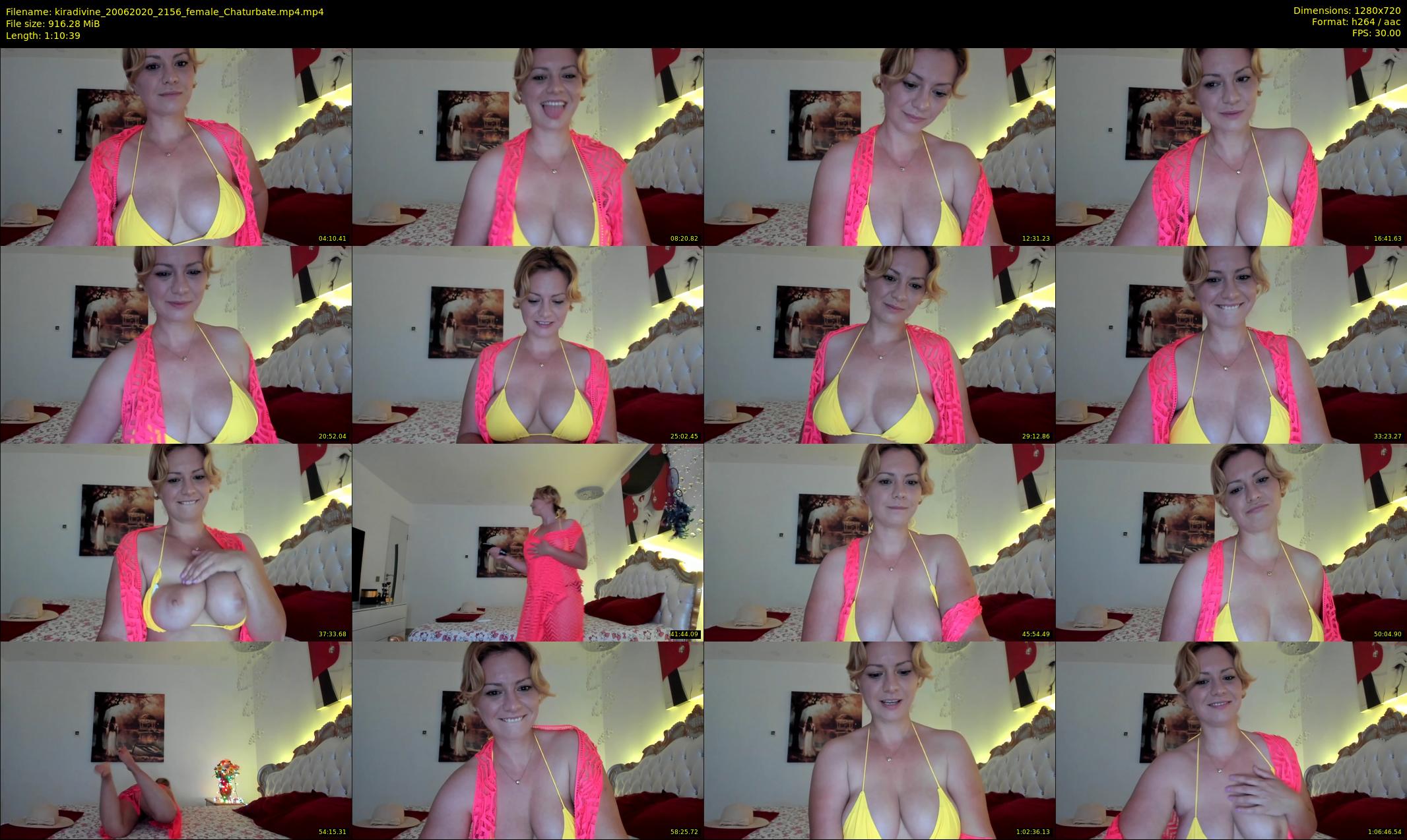 kiradivine — 71 minute Chaturbate female cam show recording, 720p, Jun 20, 2020