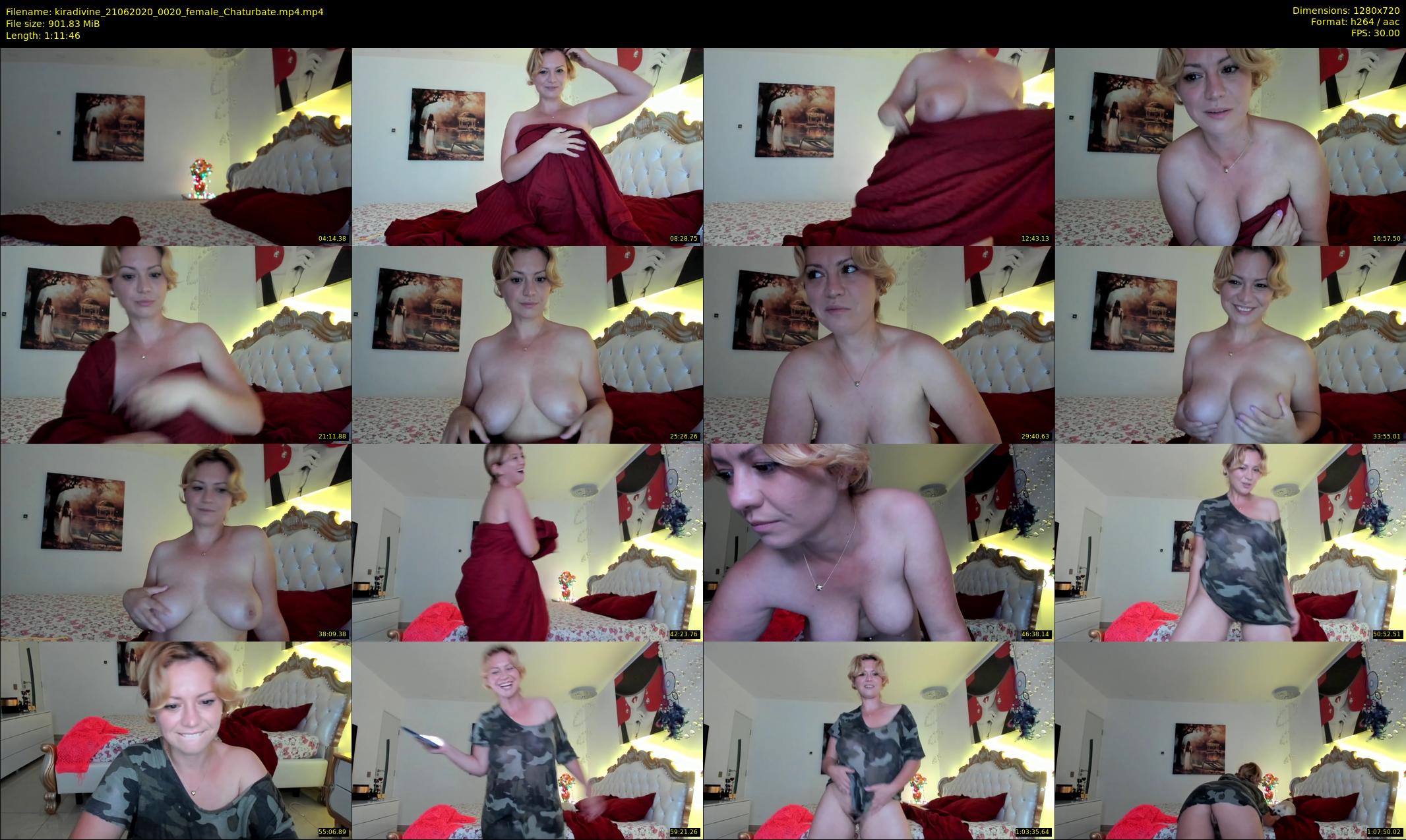 kiradivine — 72 minute Chaturbate female cam show recording, 720p, Jun 21, 2020