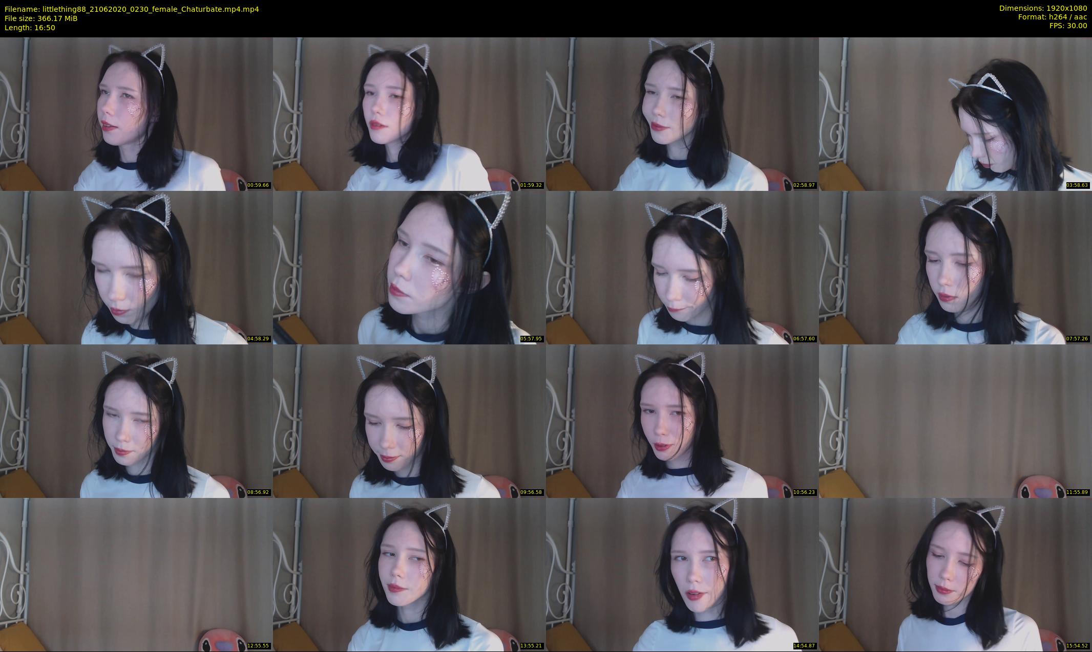 littlething88 — 17 minute Chaturbate female cam show recording, 1080p, Jun 21, 2020
