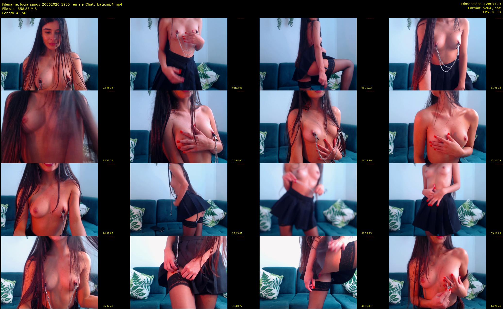lucia_sandy — 47 minute Chaturbate female cam show recording, 720p, Jun 20, 2020