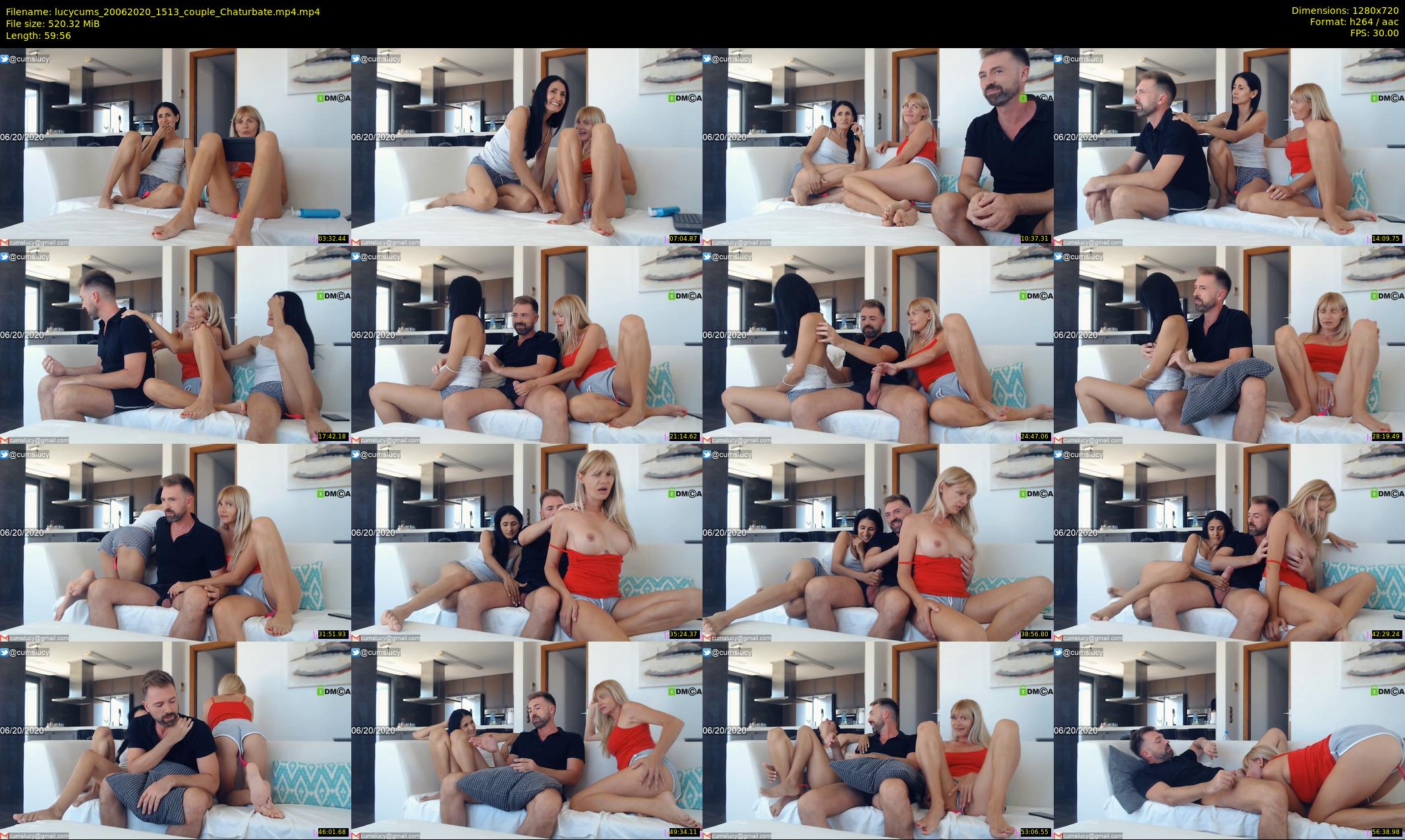 lucycums — 60 minute Chaturbate couple cam show recording, 720p, Jun 20, 2020