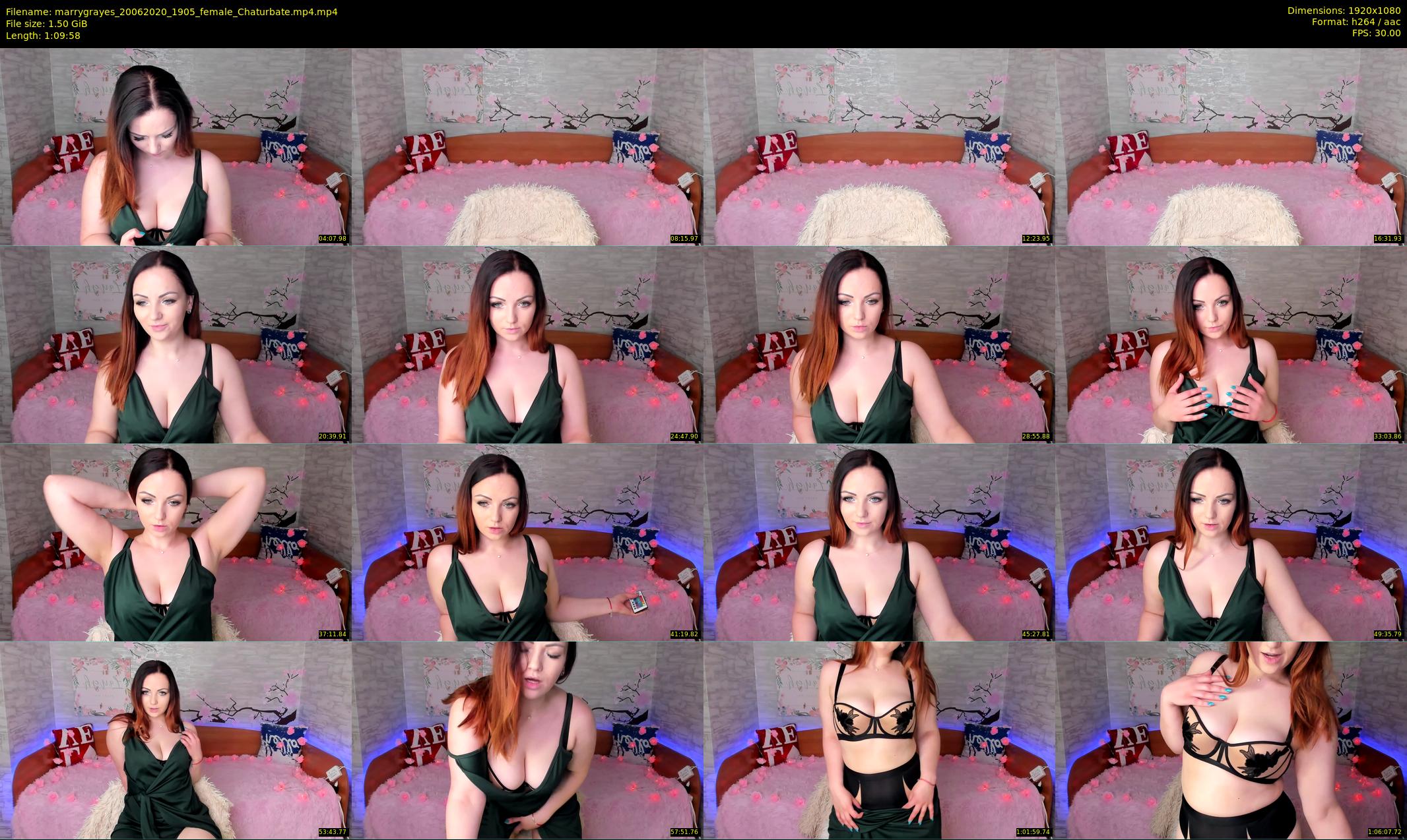 marrygrayes — 70 minute Chaturbate female cam show recording, 1080p, Jun 20, 2020